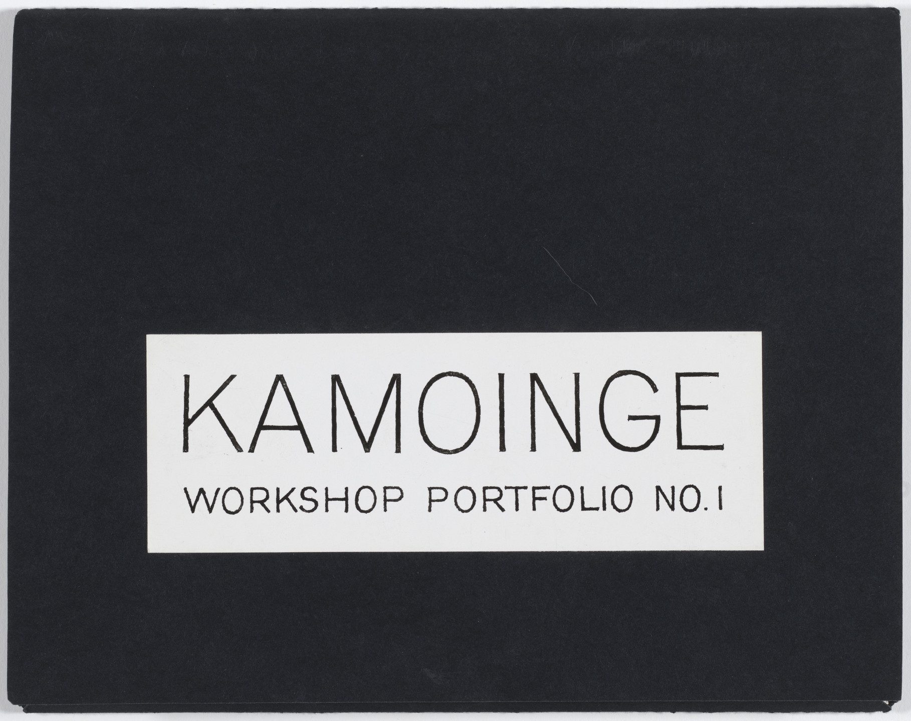 Kamoinge Workshop. Kamoinge Workshop Portfolio 1. 1964