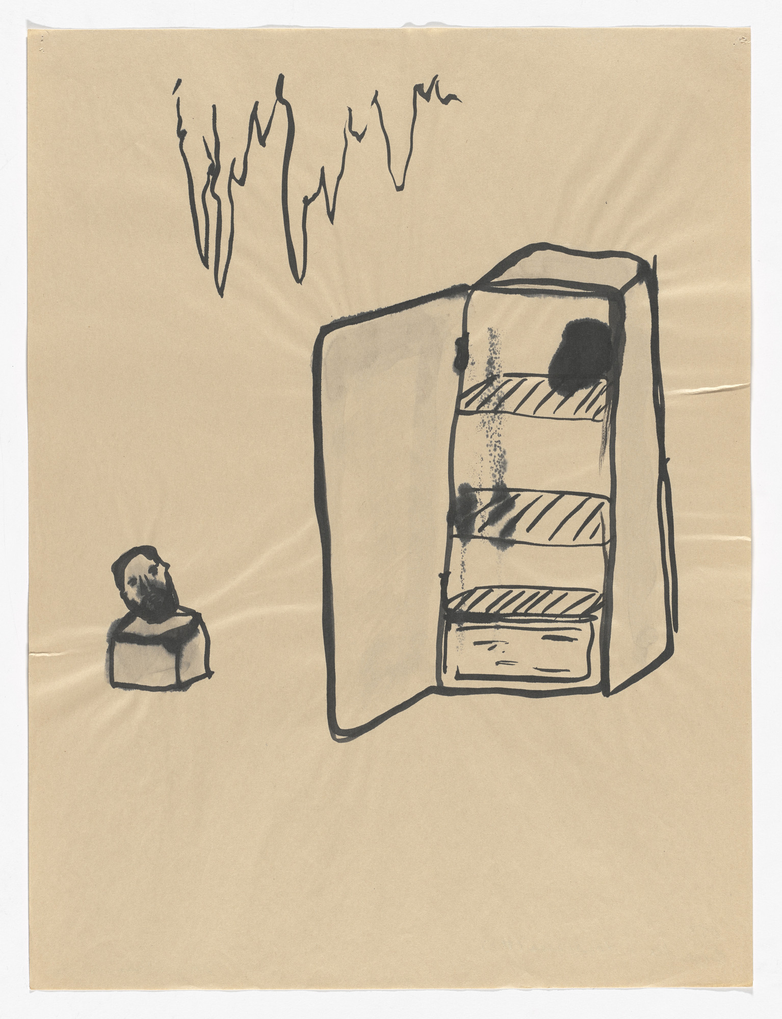 Meg Cranston. Fire, lce, & Loneliness (#2) from God Love the Tragic Artist: Meg Cranston on the Life of Marvin Gaye