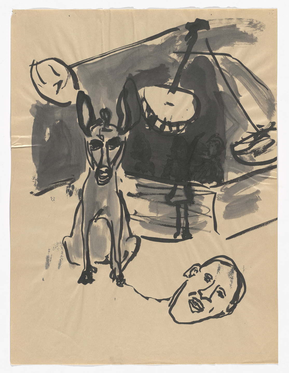 Meg Cranston. Marvin in the Amusement Park Location from God Love the Tragic Artist: Meg Cranston on the Life of Marvin Gaye. 1995