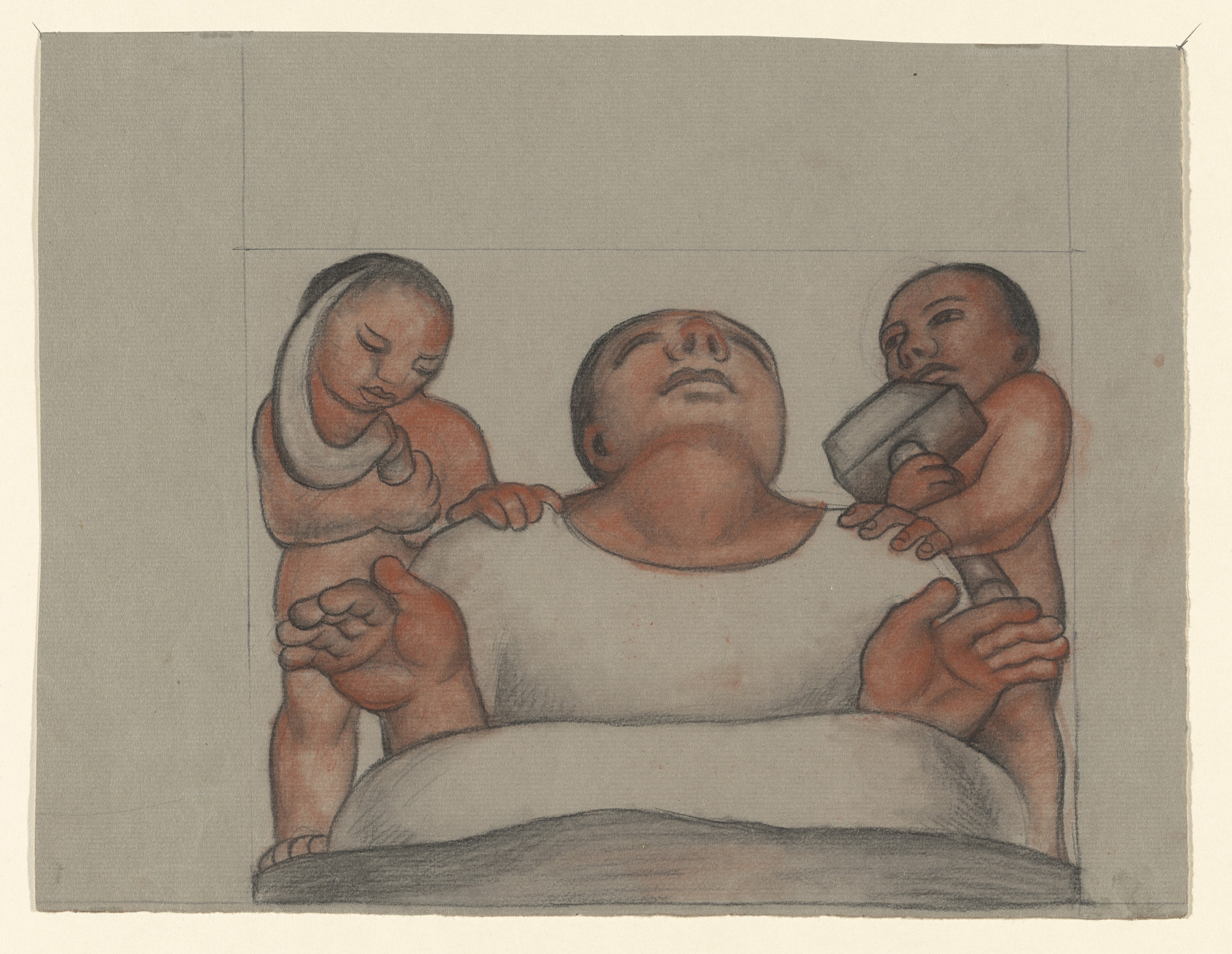 Diego Rivera. Woman with Two Children