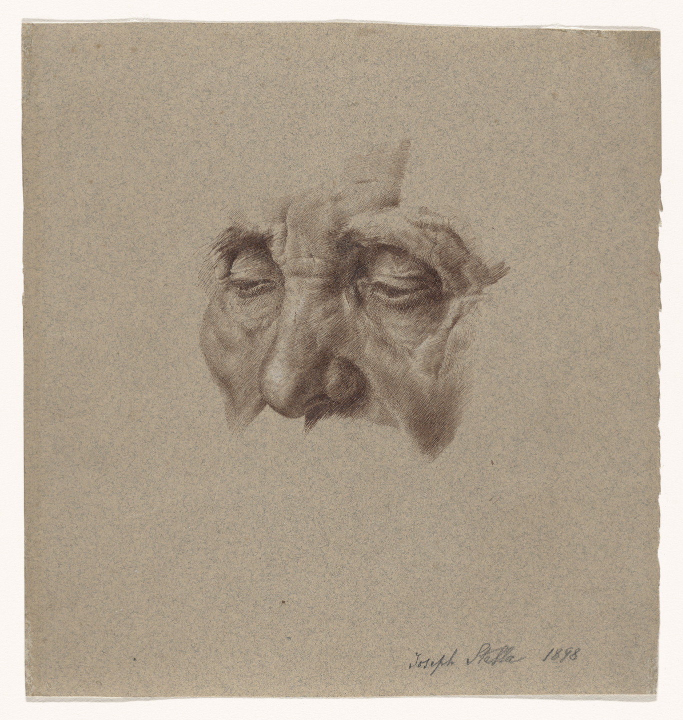 Joseph Stella. Old Man. 1898