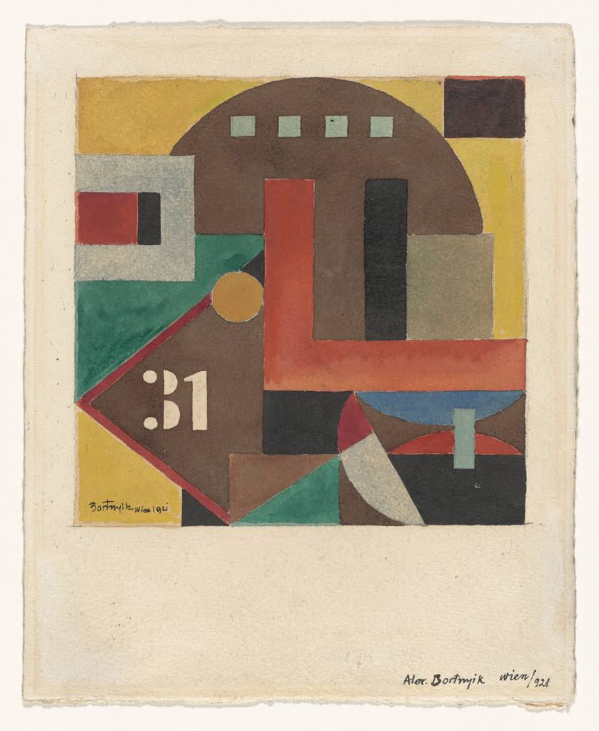 Pictoral Architecture 31 by Sándor (Alexander) Bortnyik