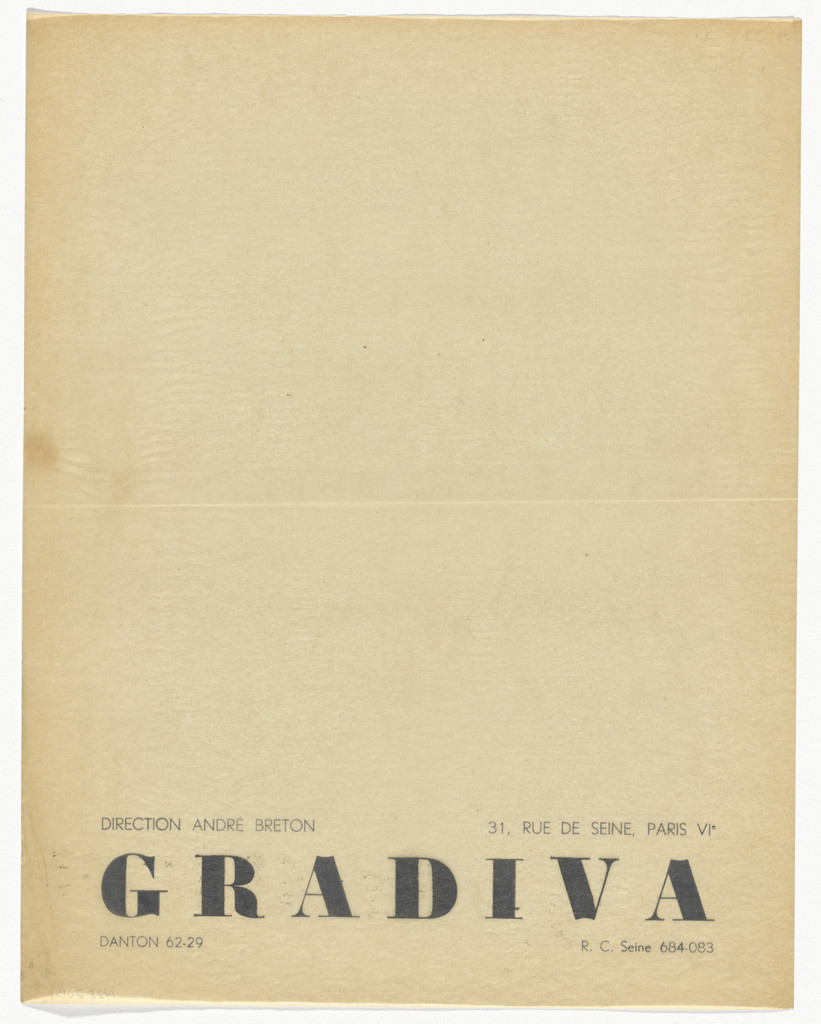 Gradiva Letterhead