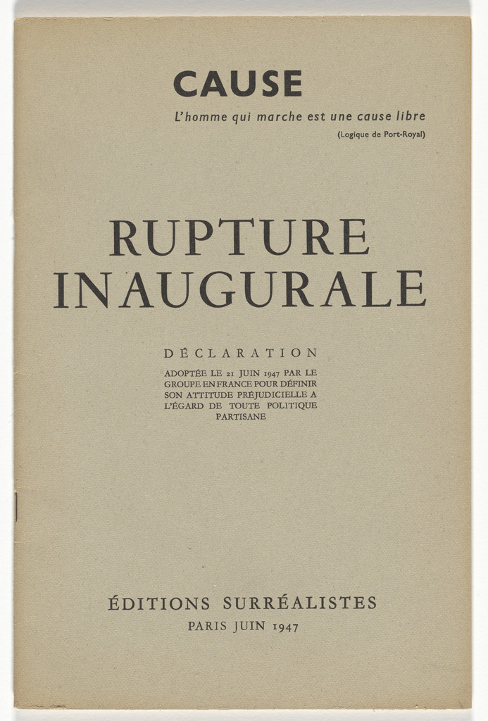 Cause Magazine, Rupture Inaugurale