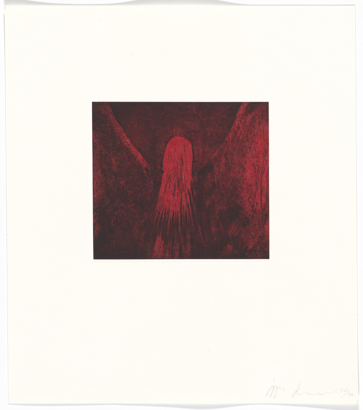 Anish Kapoor. Untitled from Blackness from Her Womb. 2001