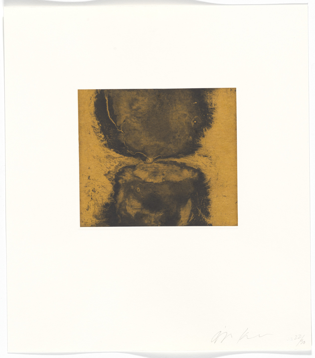 Anish Kapoor. Untitled from Blackness from Her Womb. 2001