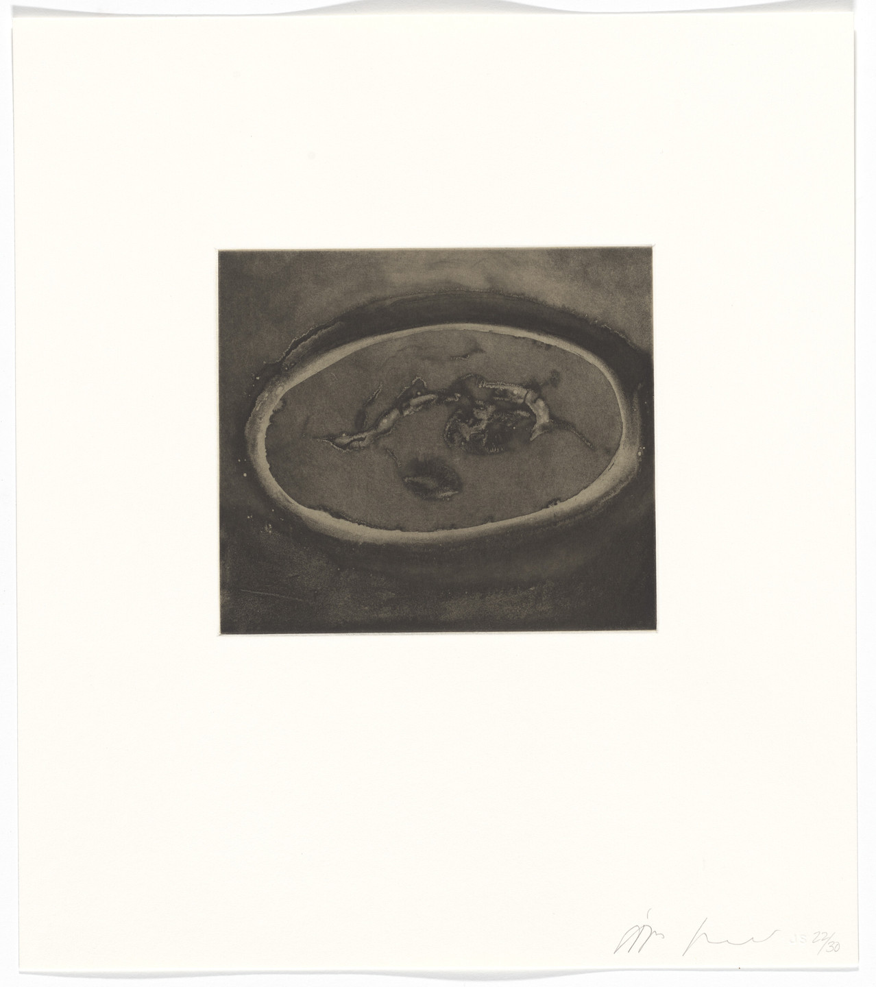Anish Kapoor. Untitled from Blackness from Her Womb. 2001