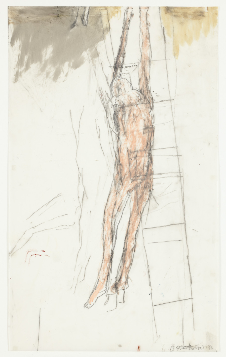 Betty Goodwin. Figure/Ladder Series, IV. 1996