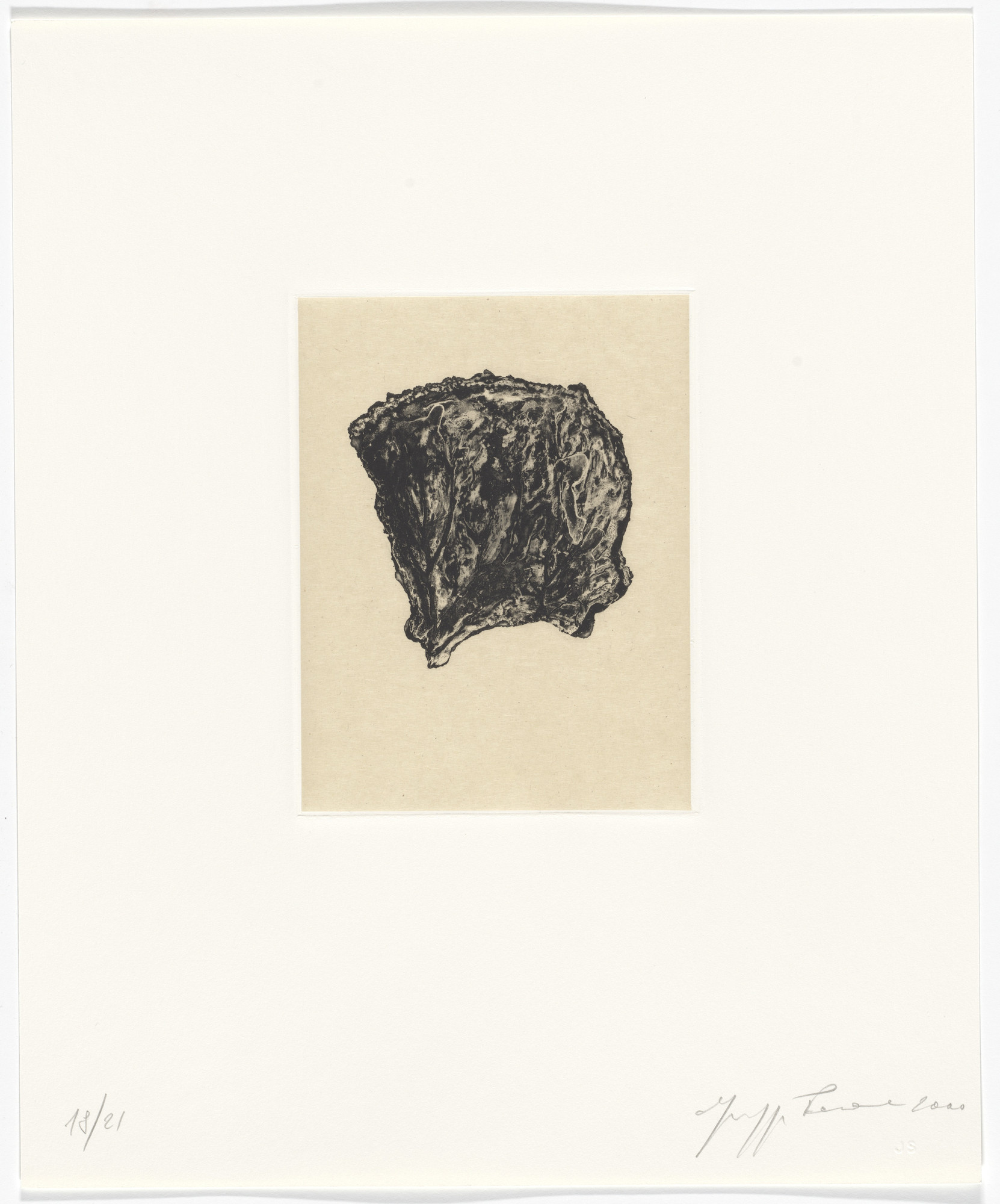 Giuseppe Penone. Untitled from Passi Sulle Cime Dei Gelsi (Footsteps on Mulberry Tree Tops)