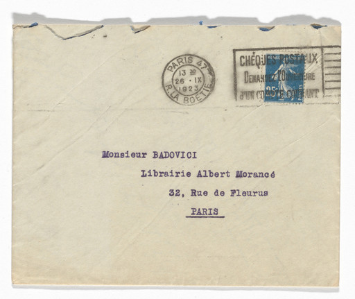 Emile-Jacques Ruhlmann stationery envelope