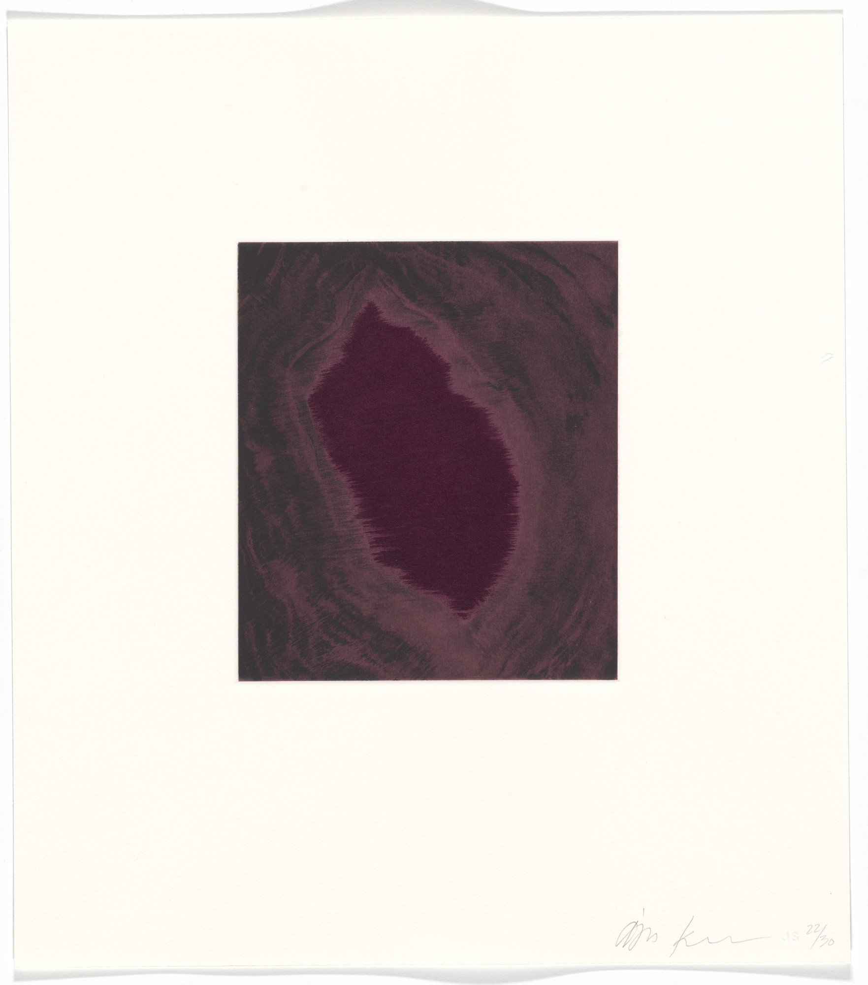 Anish Kapoor. Untitled from Blackness from Her Womb