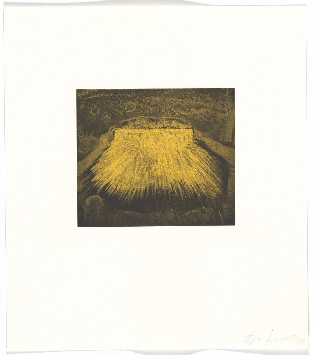 Anish Kapoor. Untitled from Blackness from Her Womb. 2001