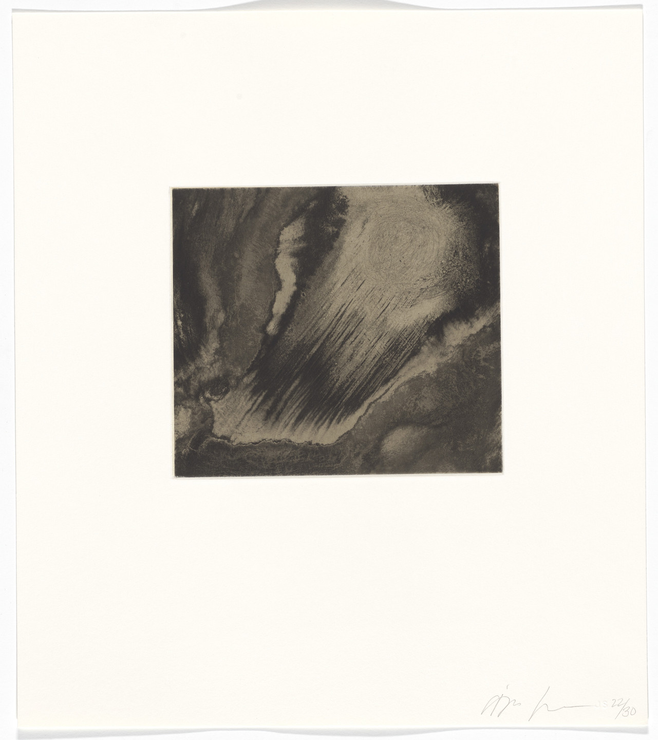 Anish Kapoor. Untitled from Blackness from Her Womb. 2001