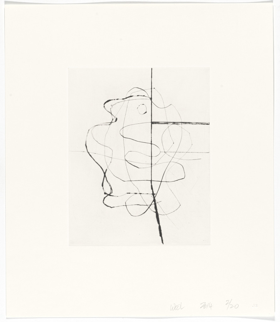 Untitled from Two Drypoints + One Softground Etching w/ Drypoint