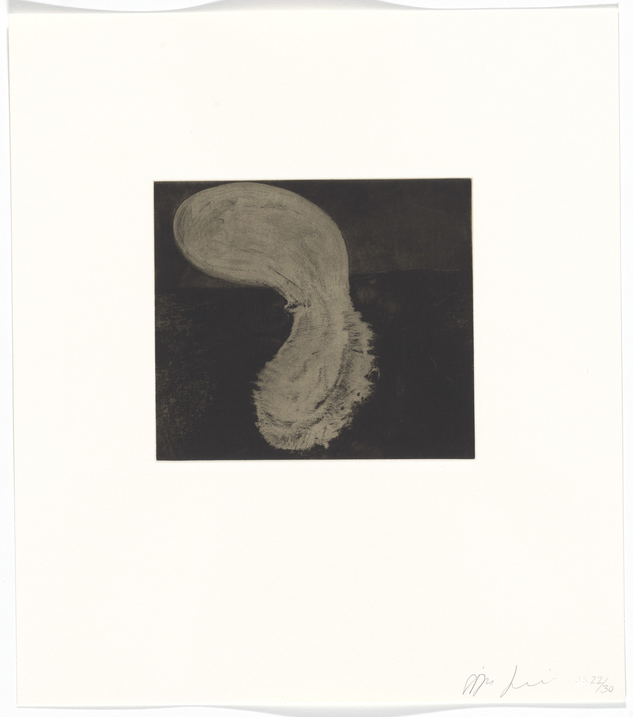 Anish Kapoor. Untitled from Blackness from Her Womb. 2001