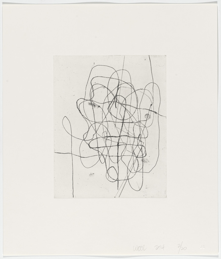 Untitled from Two Drypoints + One Softground Etching w/ Drypoint