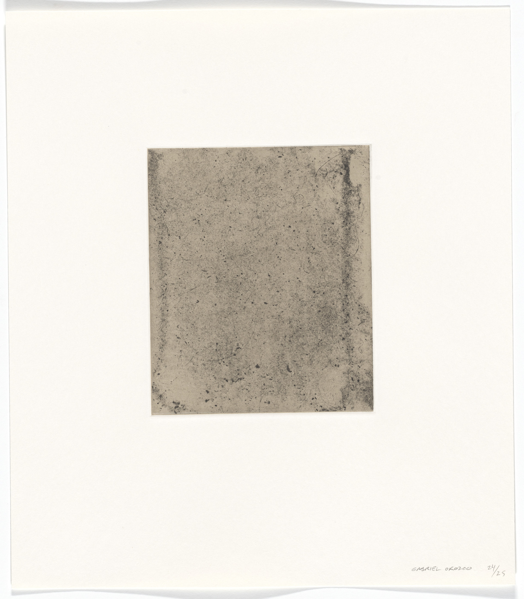 Gabriel Orozco. Untitled from Polvo Impreso (Lint Book)