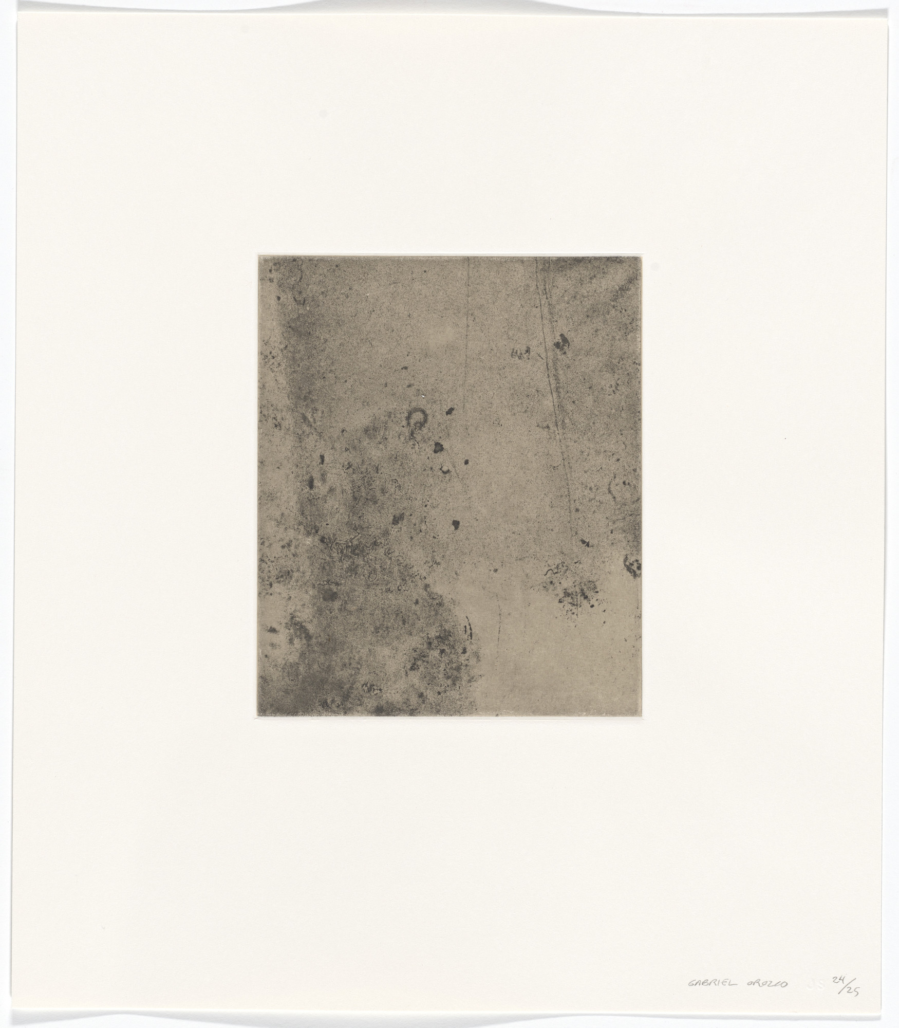 Gabriel Orozco. Untitled from Polvo Impreso (Lint Book)