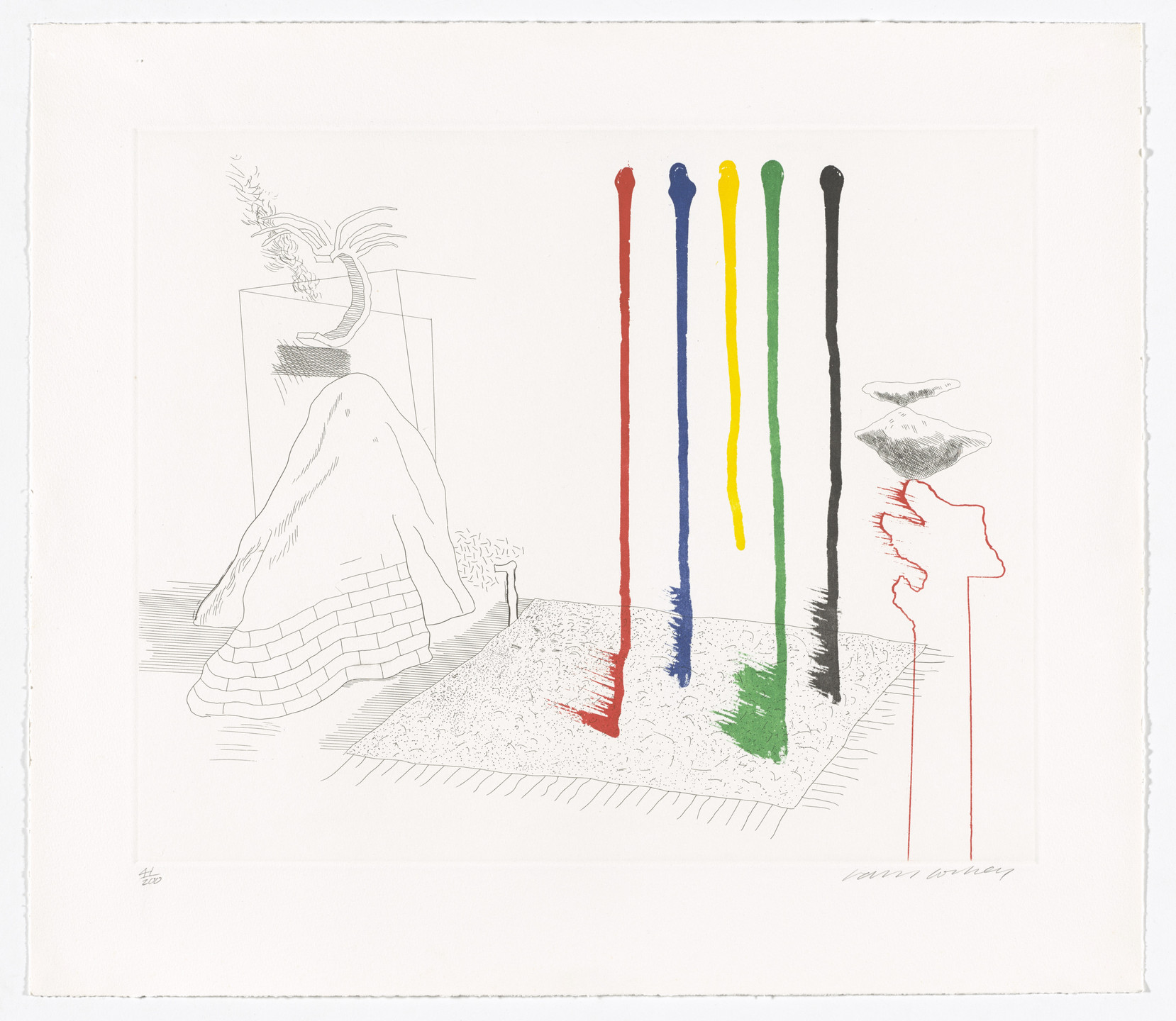 David Hockney. I Say They Are from The Blue Guitar. 1976–77, published 1977