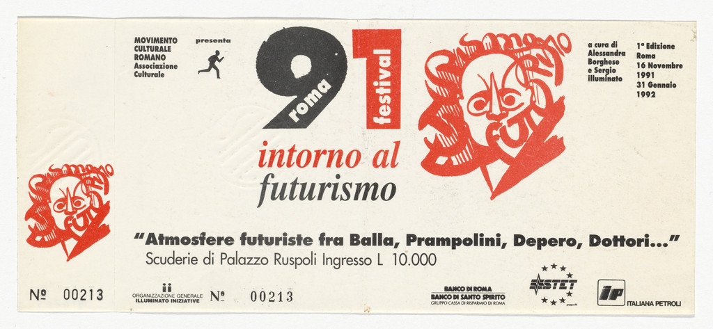 Ticket to Roma Festival 91, Intorno al Futurismo