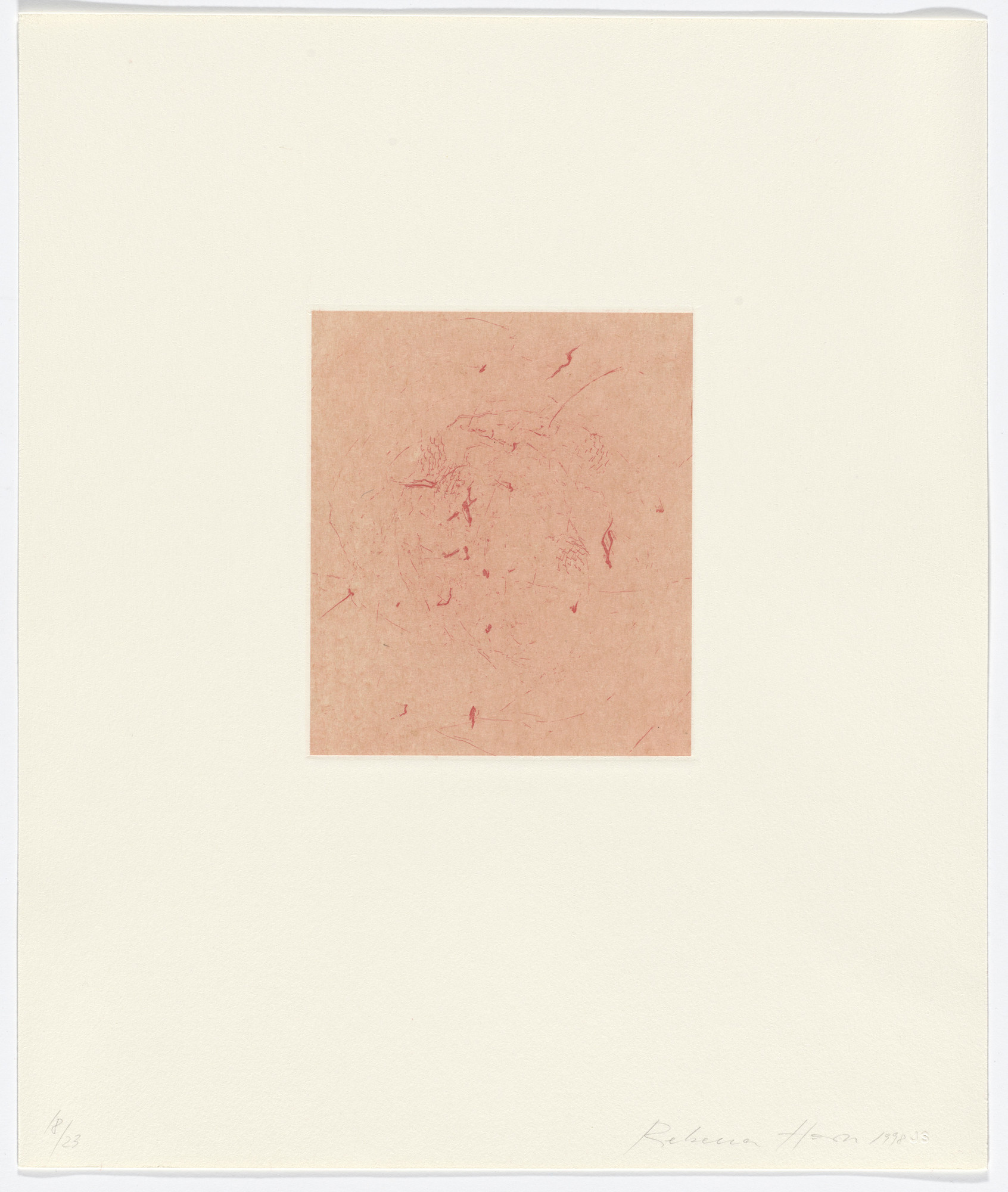 Rebecca Horn. Untitled from Tailleur du Coeur (Tailor of the Heart)