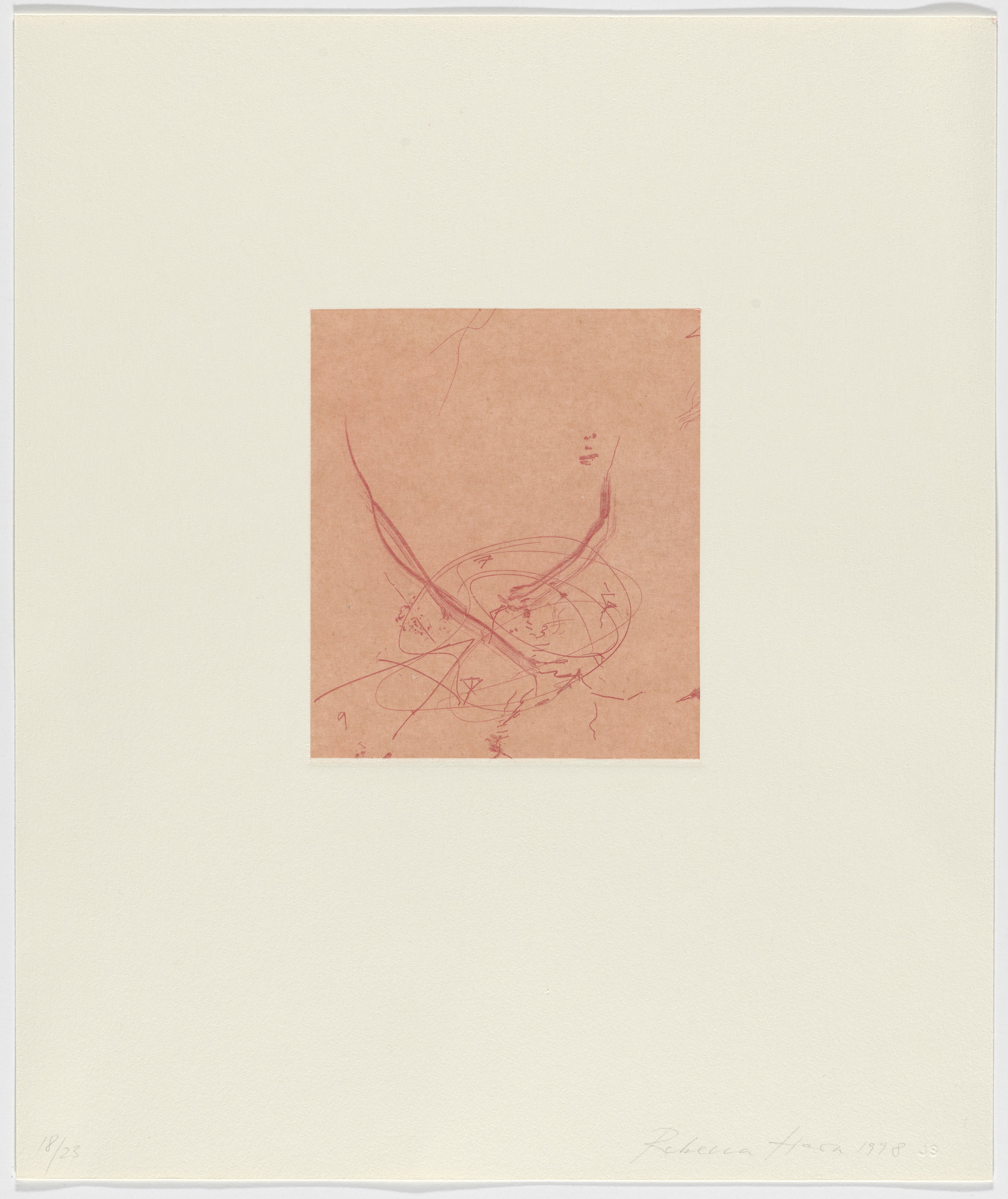 Rebecca Horn. Untitled from Tailleur du Coeur (Tailor of the Heart)
