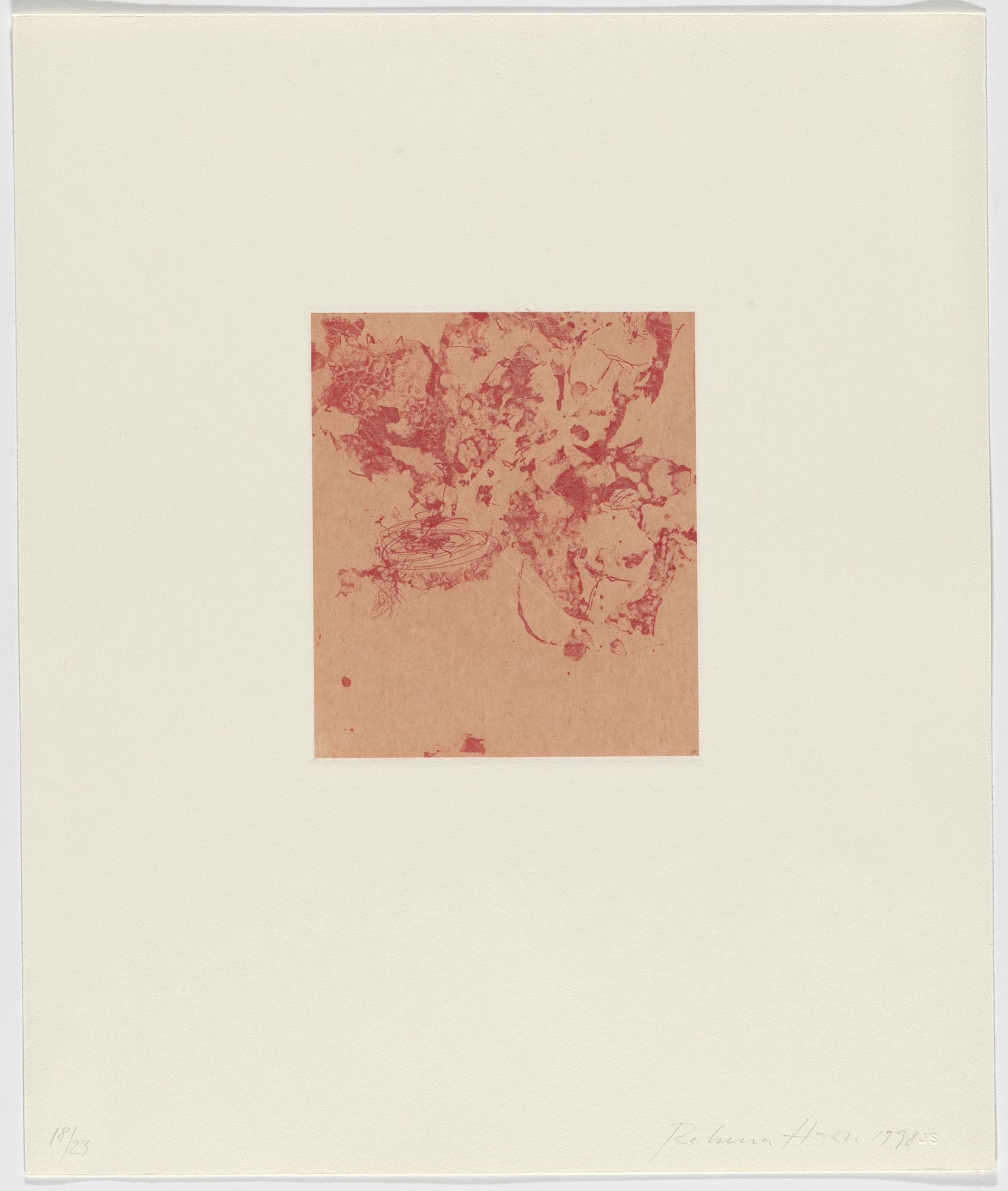 Rebecca Horn. Untitled from Tailleur du Coeur (Tailor of the Heart)