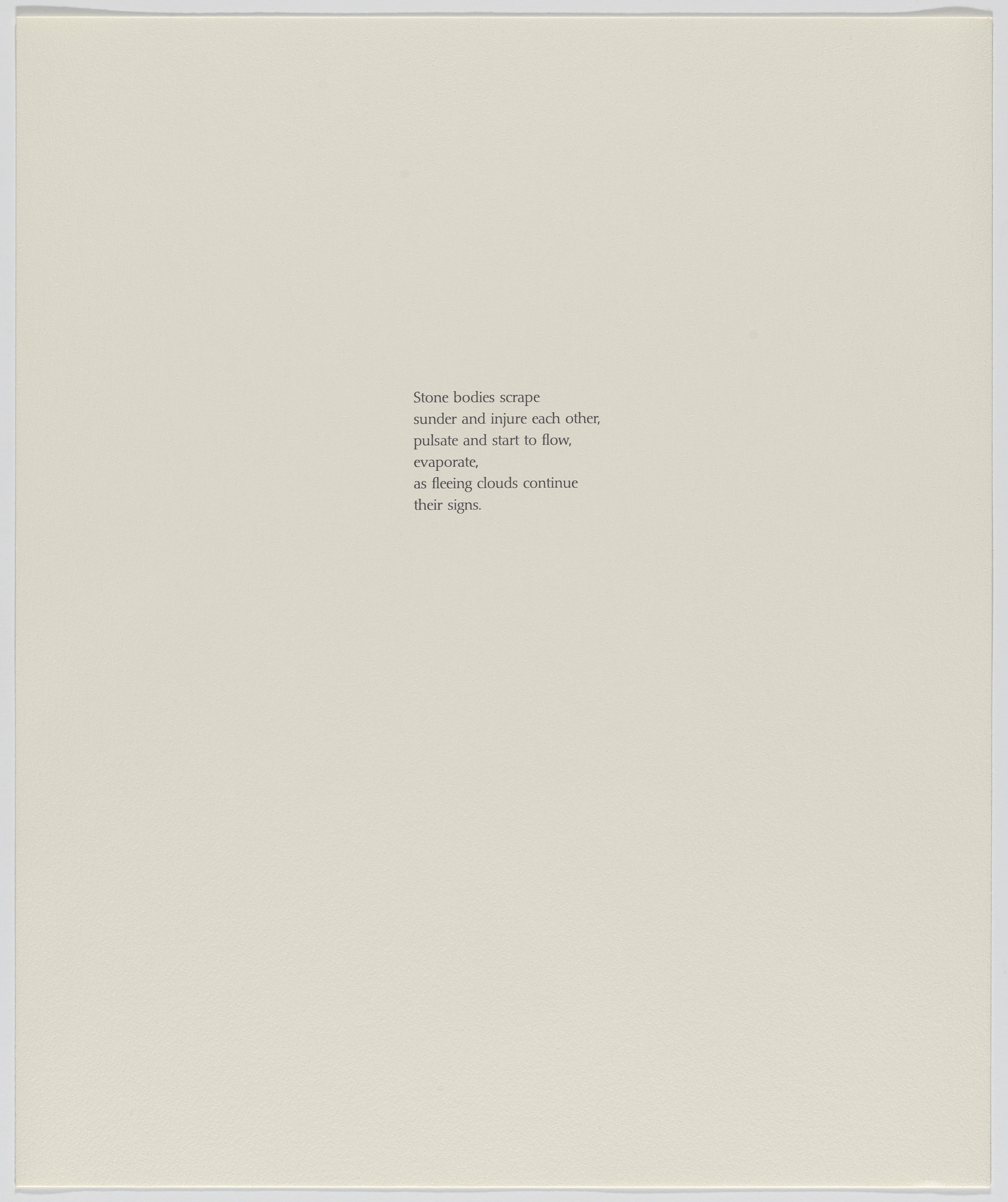 Rebecca Horn. Untitled from Tailleur du Coeur (Tailor of the Heart)