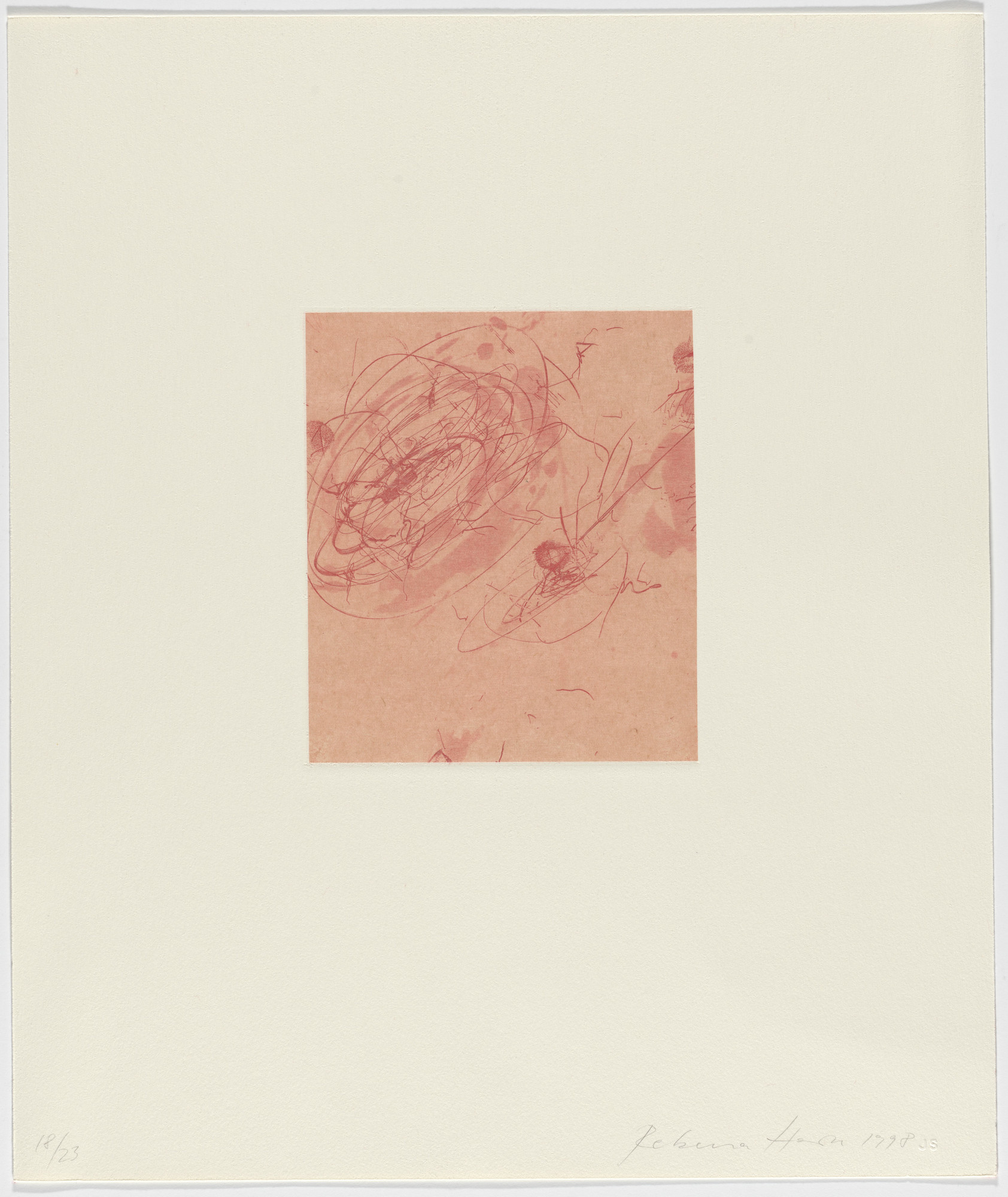 Rebecca Horn. Untitled from Tailleur du Coeur (Tailor of the Heart)