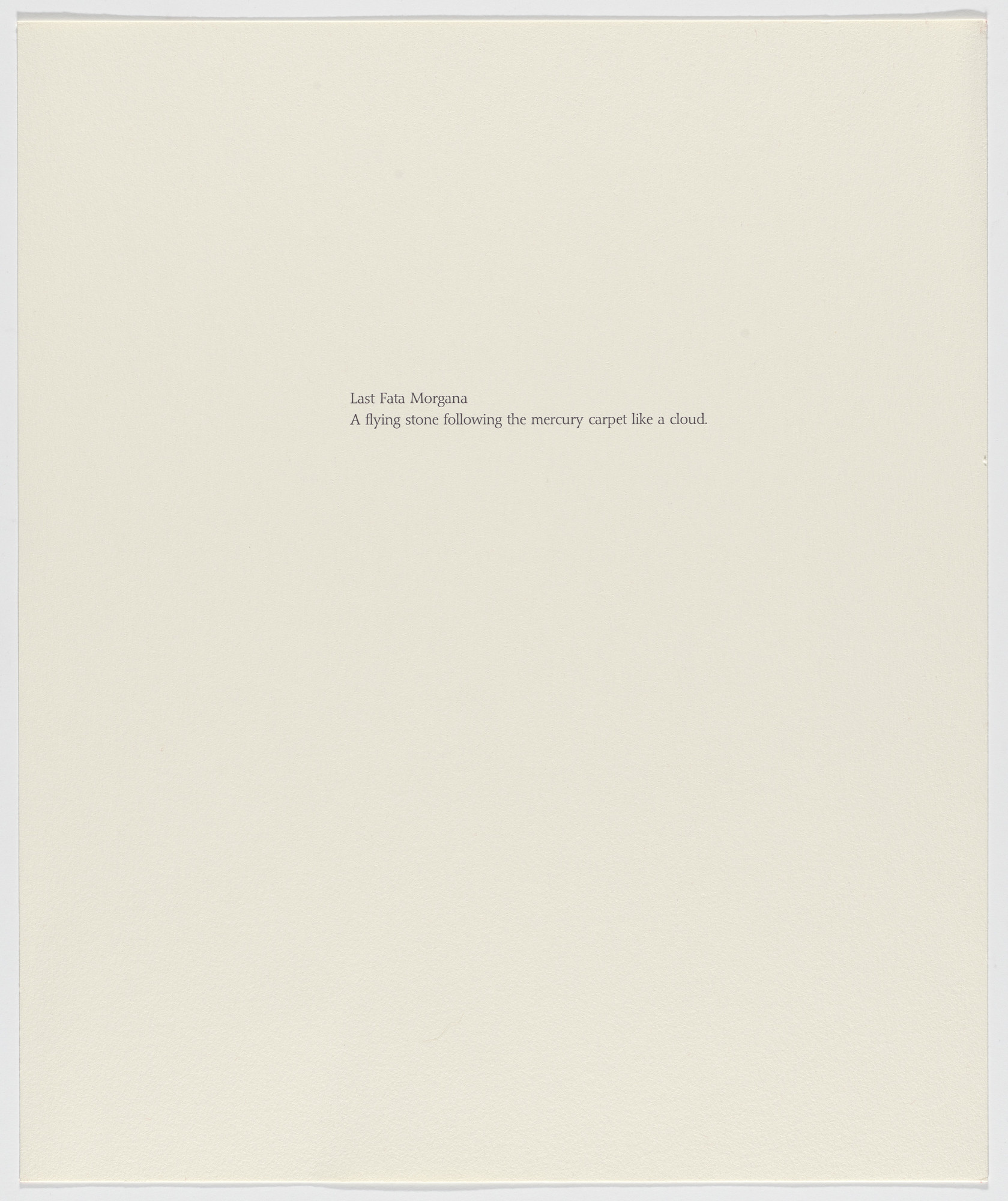 Rebecca Horn. Untitled from Tailleur du Coeur (Tailor of the Heart)
