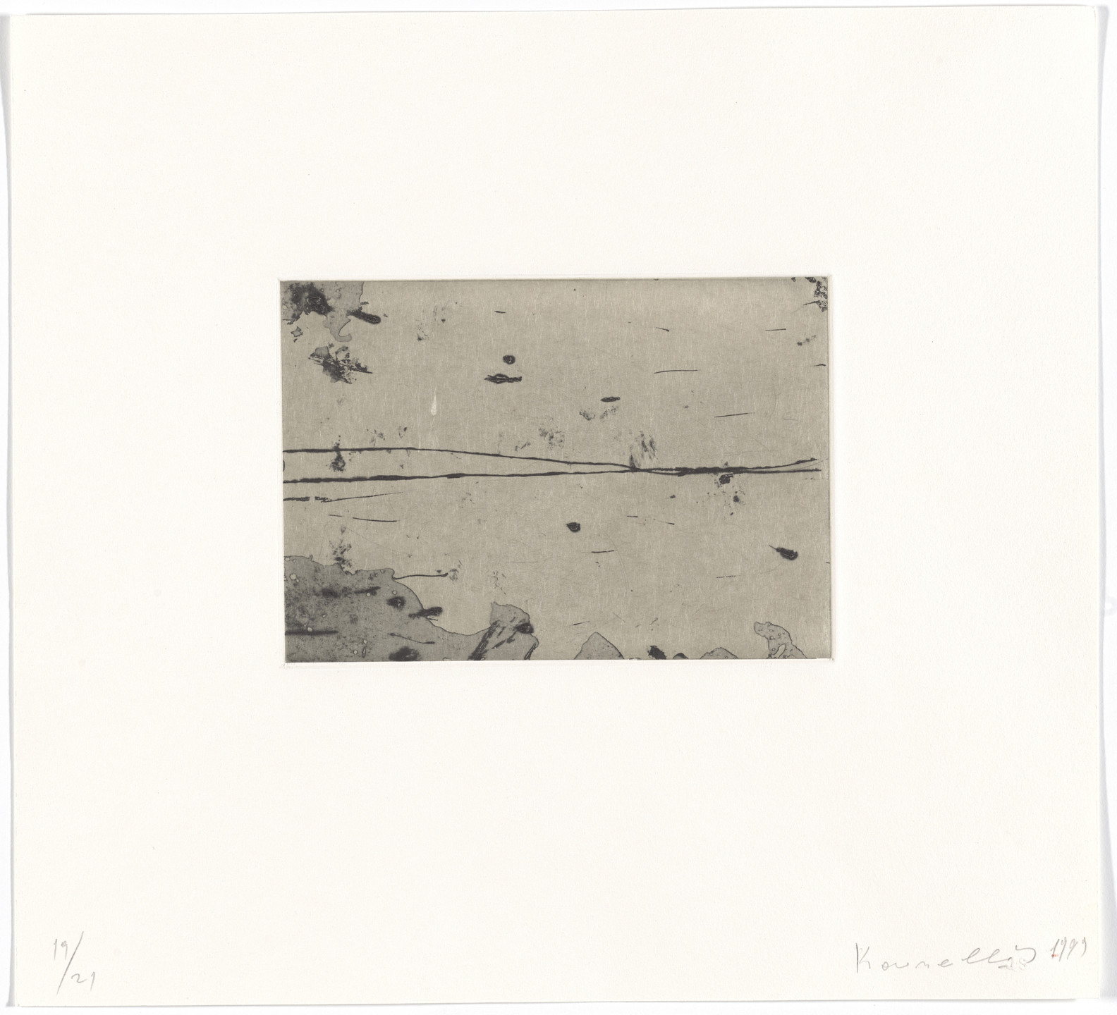 Jannis Kounellis. Untitled from 1999. 1999