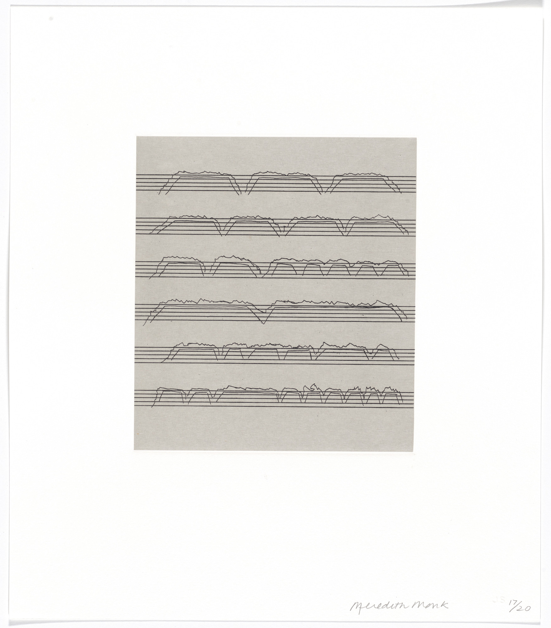 Meredith Monk. Untitled from Vocal Gestures