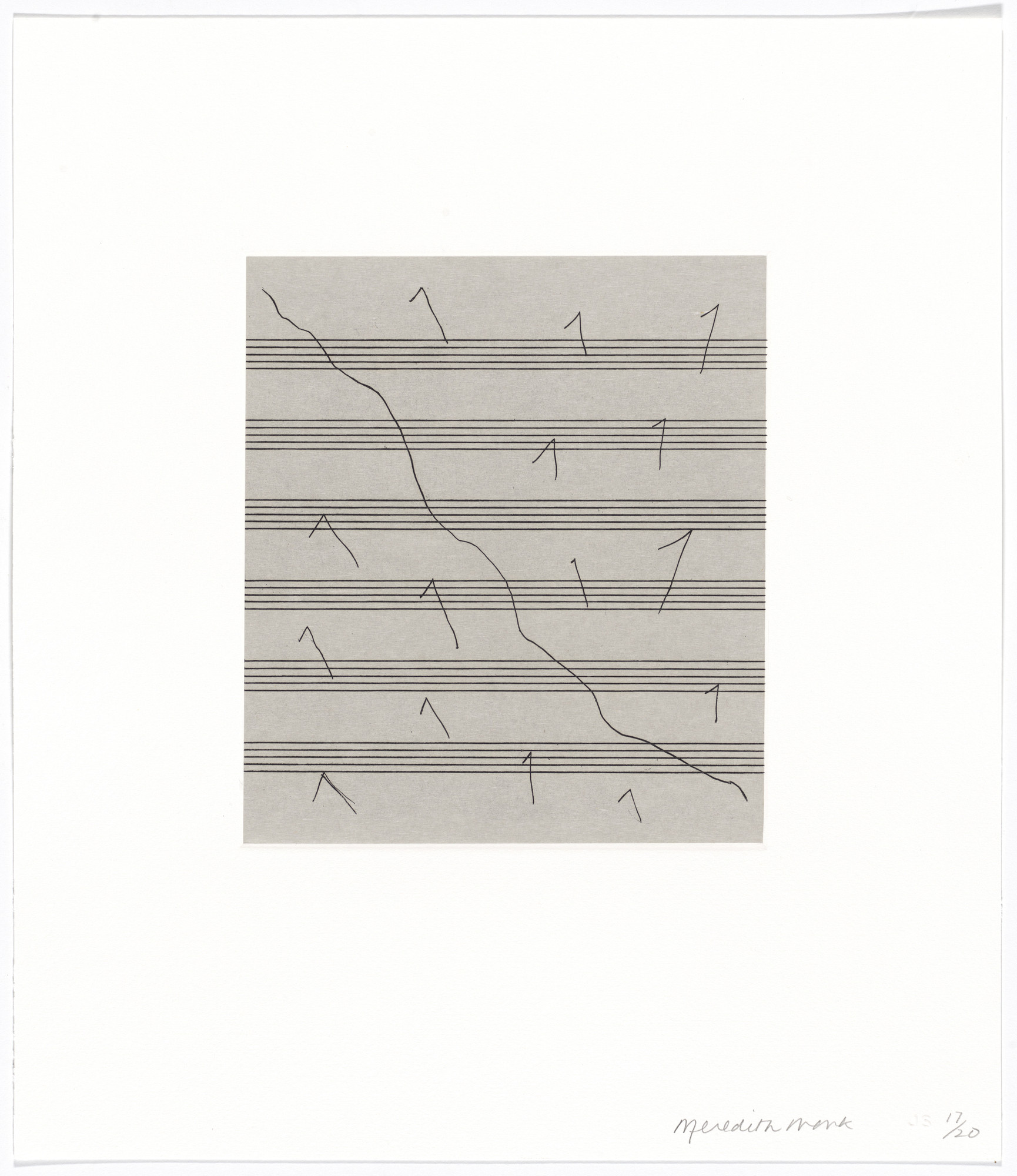 Meredith Monk. Untitled from Vocal Gestures