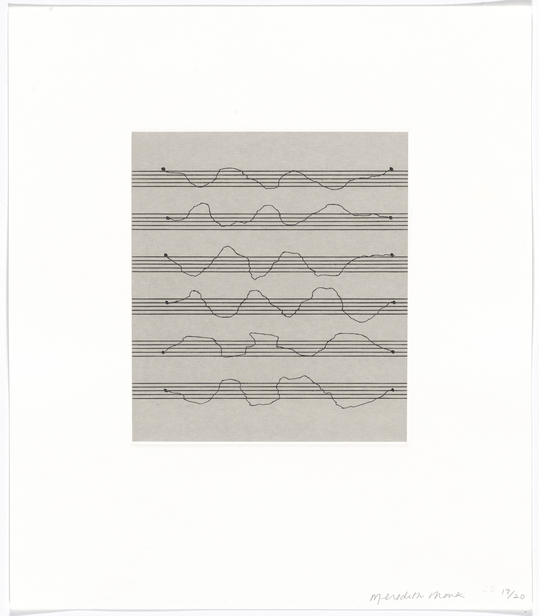Meredith Monk. Untitled from Vocal Gestures