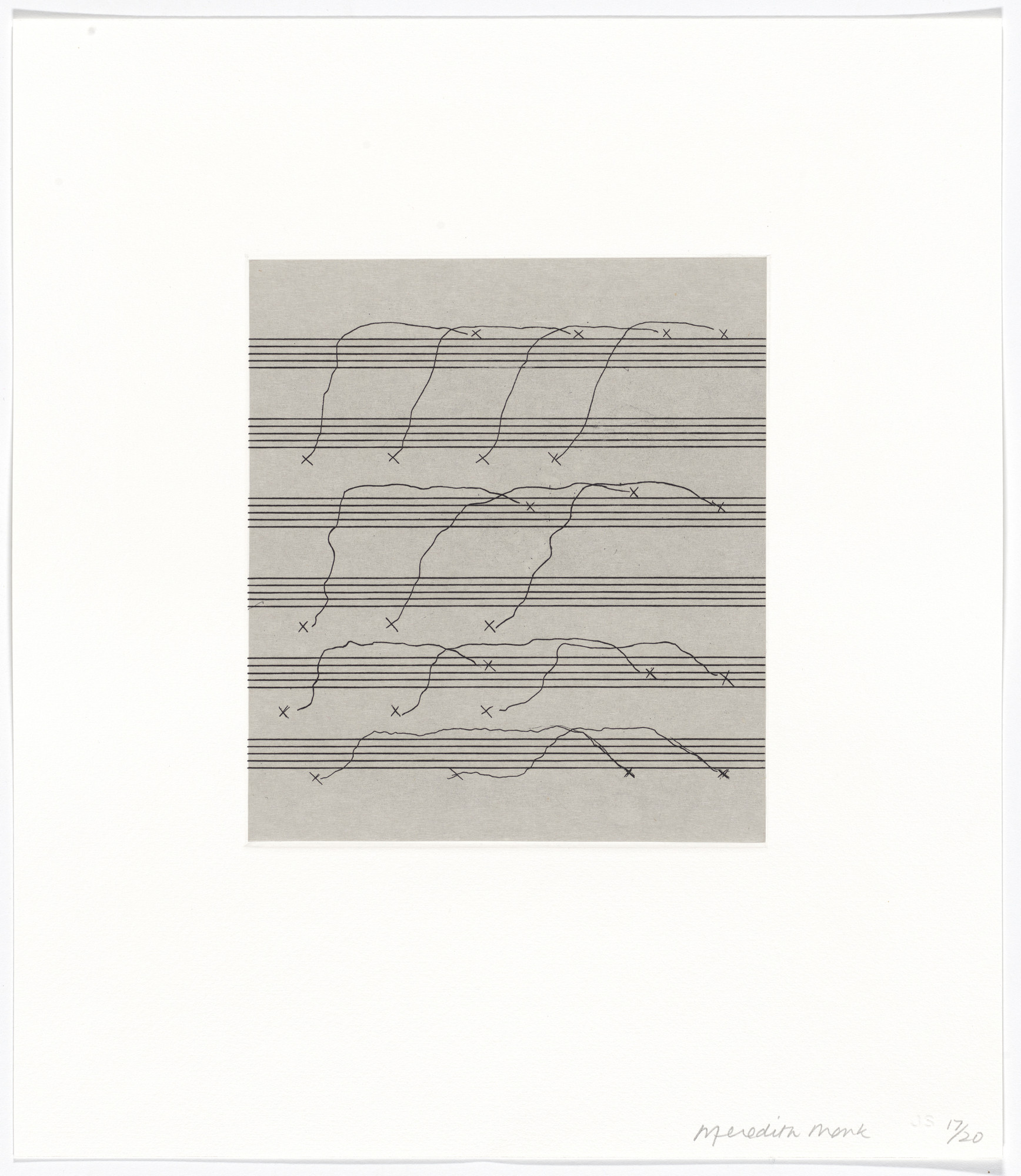 Meredith Monk. Untitled from Vocal Gestures