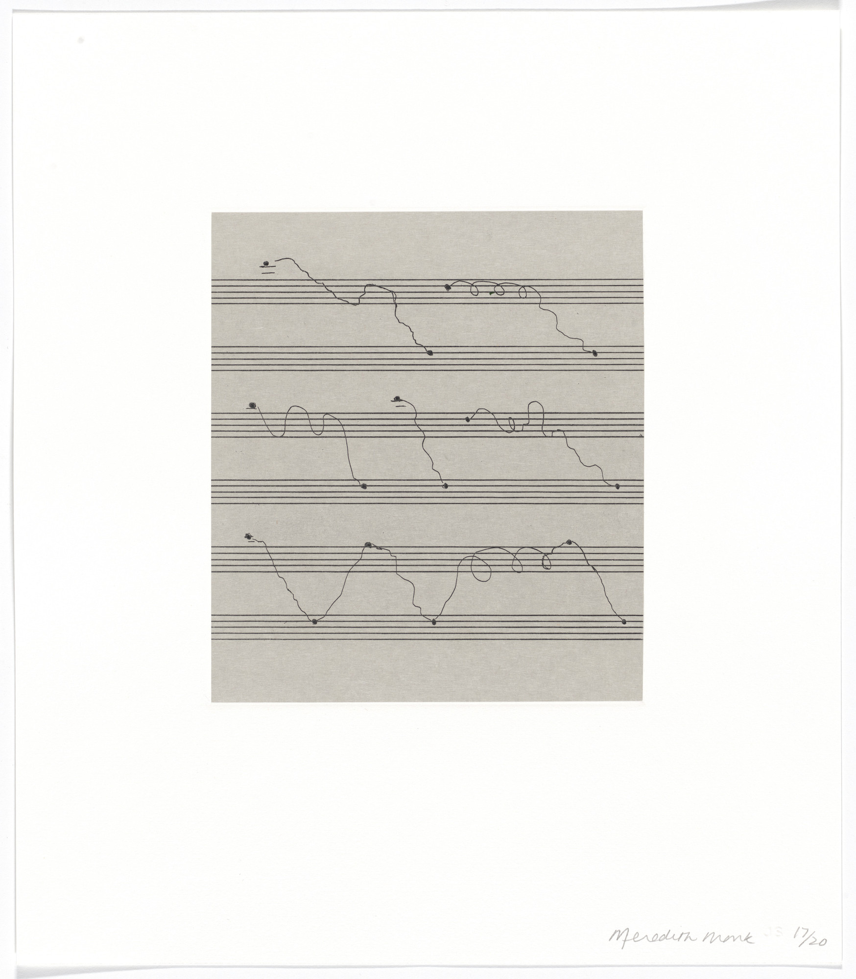 Meredith Monk. Untitled from Vocal Gestures
