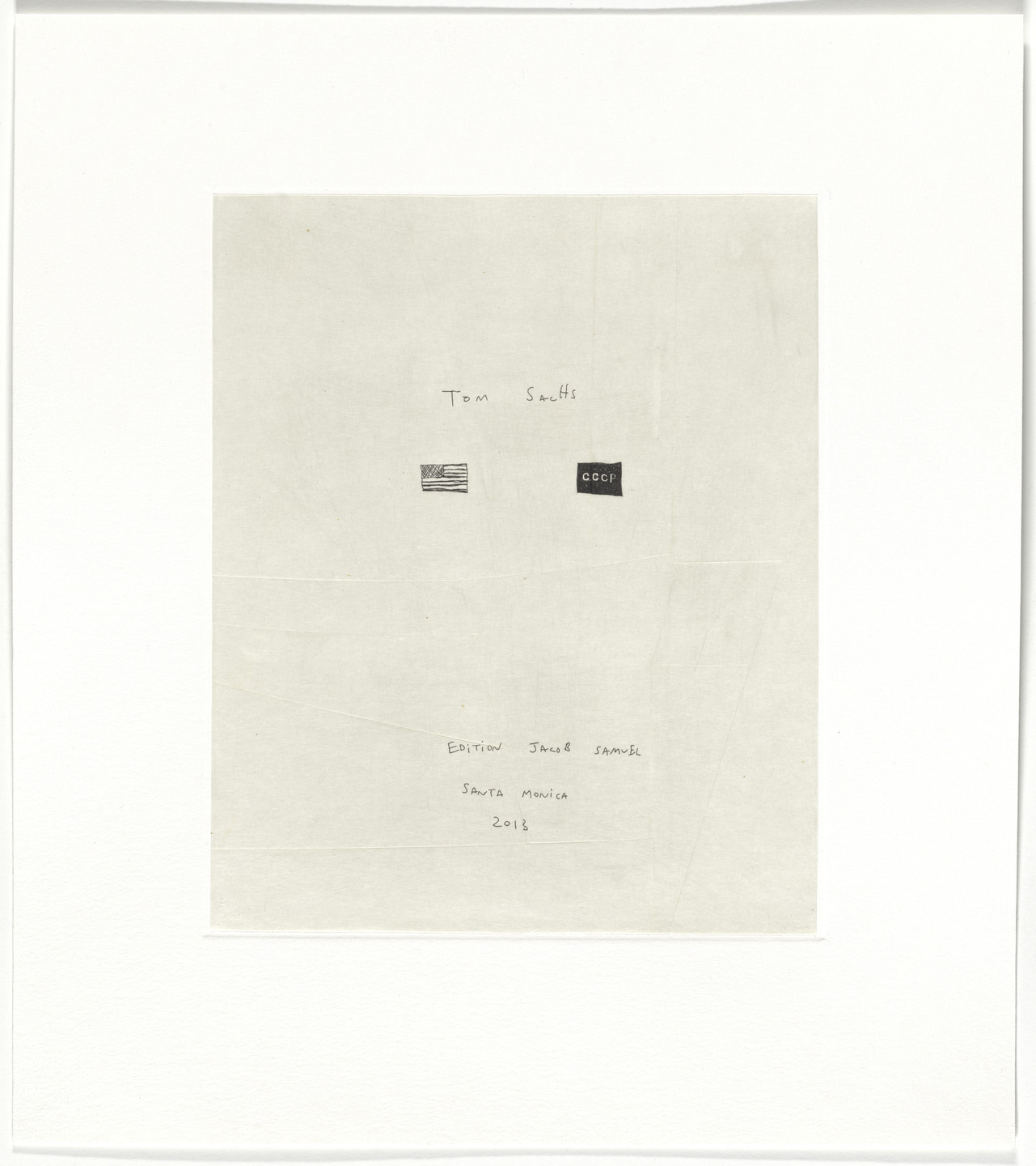 Tom Sachs. Untitled from Space Hardware. 2013