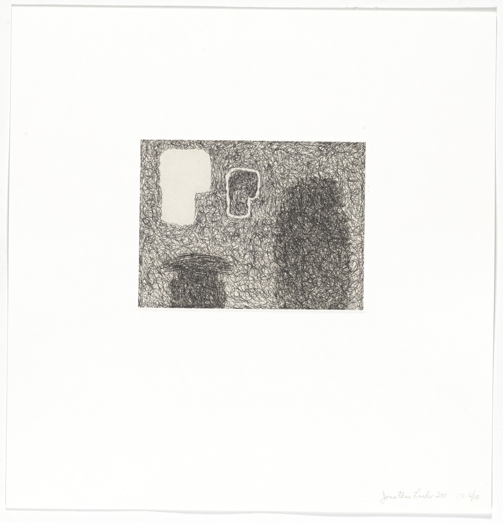 Untitled from Six Etchings, Jonathan Lasker, 2011