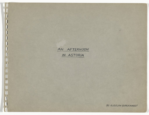 Rudy Burckhardt. An Afternoon in Astoria. 1940