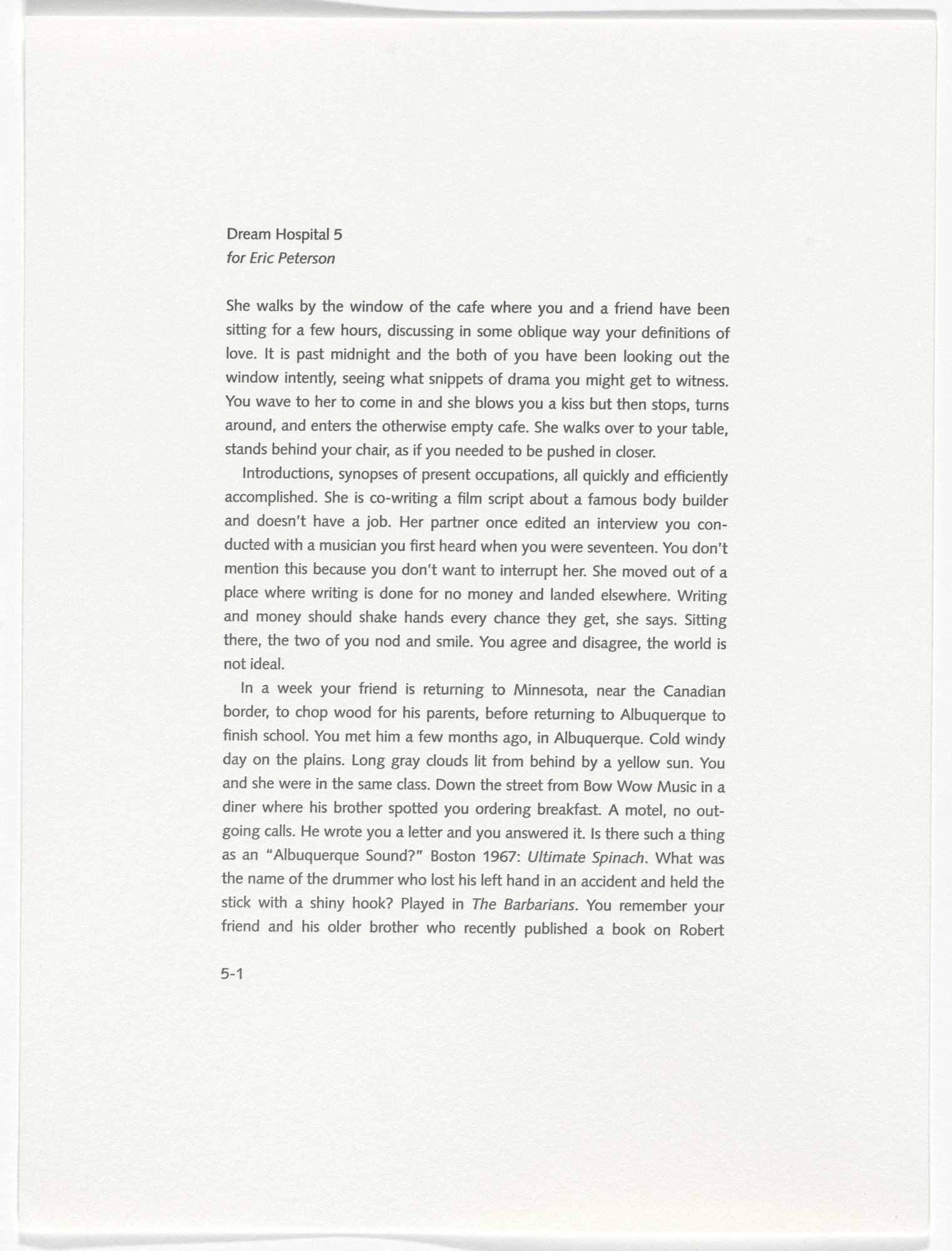 Robert Therrien. Untitled from Dream Hospital