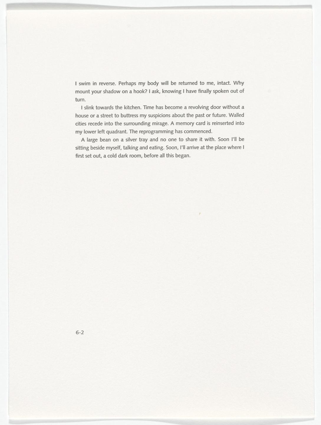 Robert Therrien. Untitled fromDream Hospital. 1995