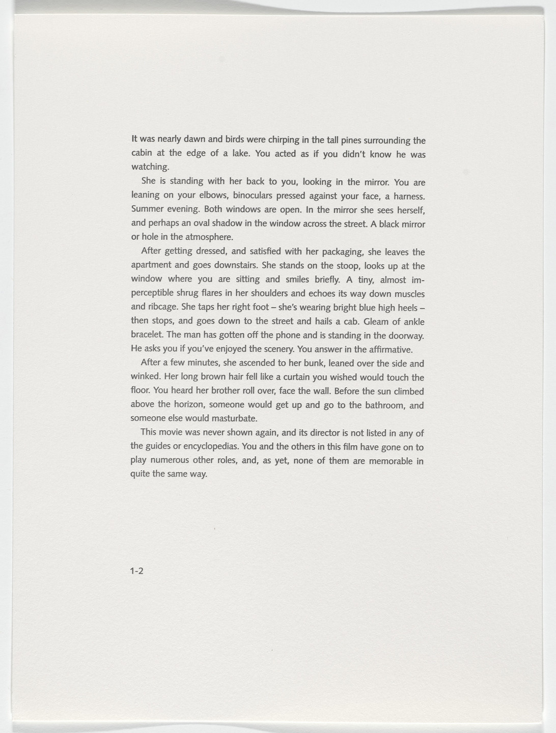 Robert Therrien. Untitled fromDream Hospital. 1995