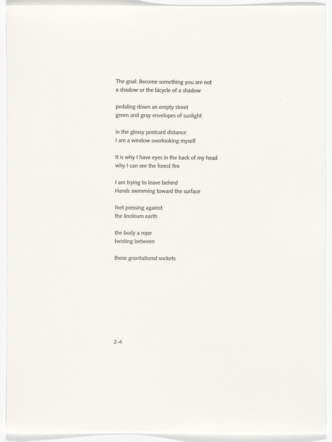 Robert Therrien. Untitled fromDream Hospital. 1995