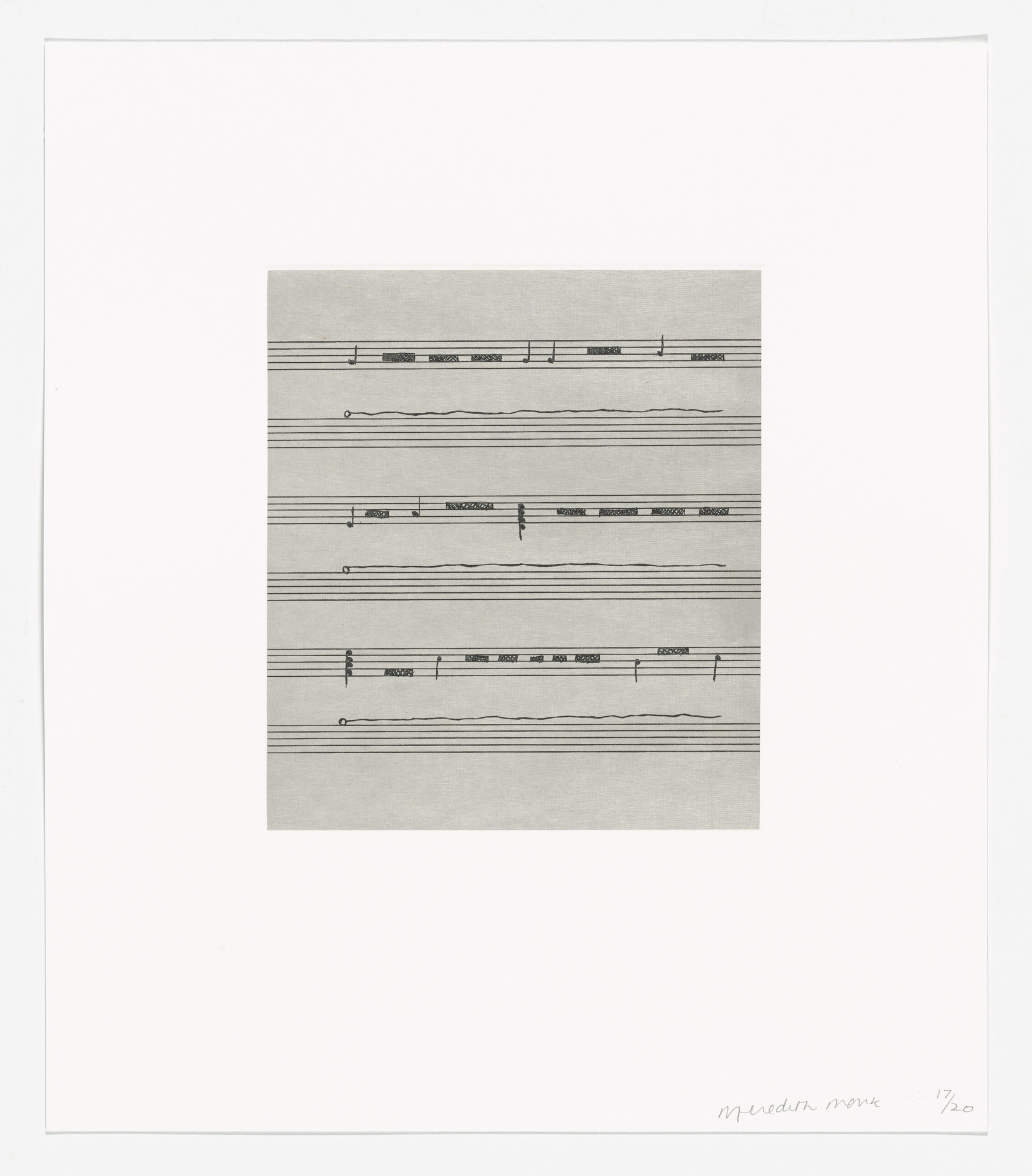Meredith Monk. Untitled from Vocal Gestures