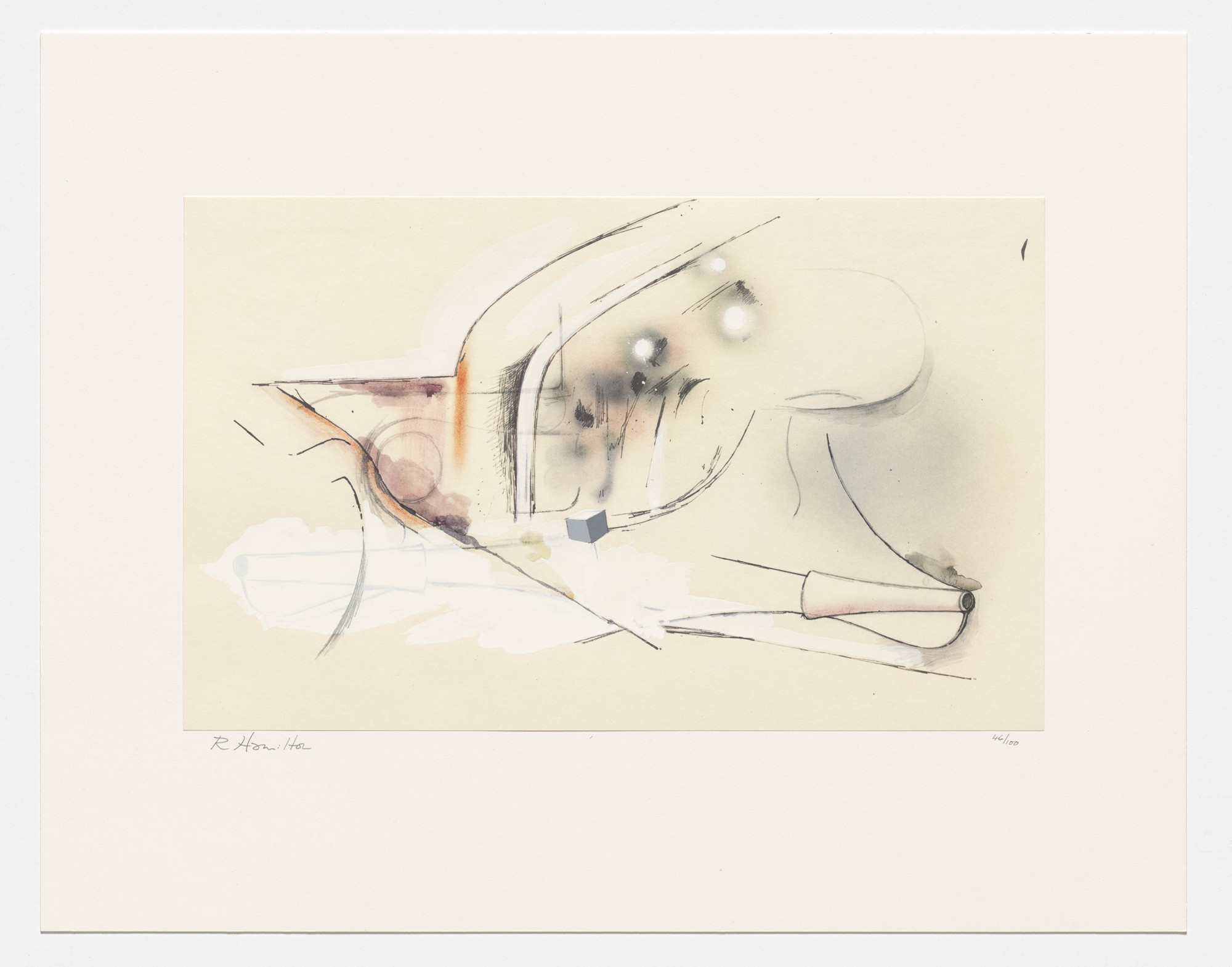 Richard Hamilton. AAH! (1961) from Collected Words: de luxe portfolio