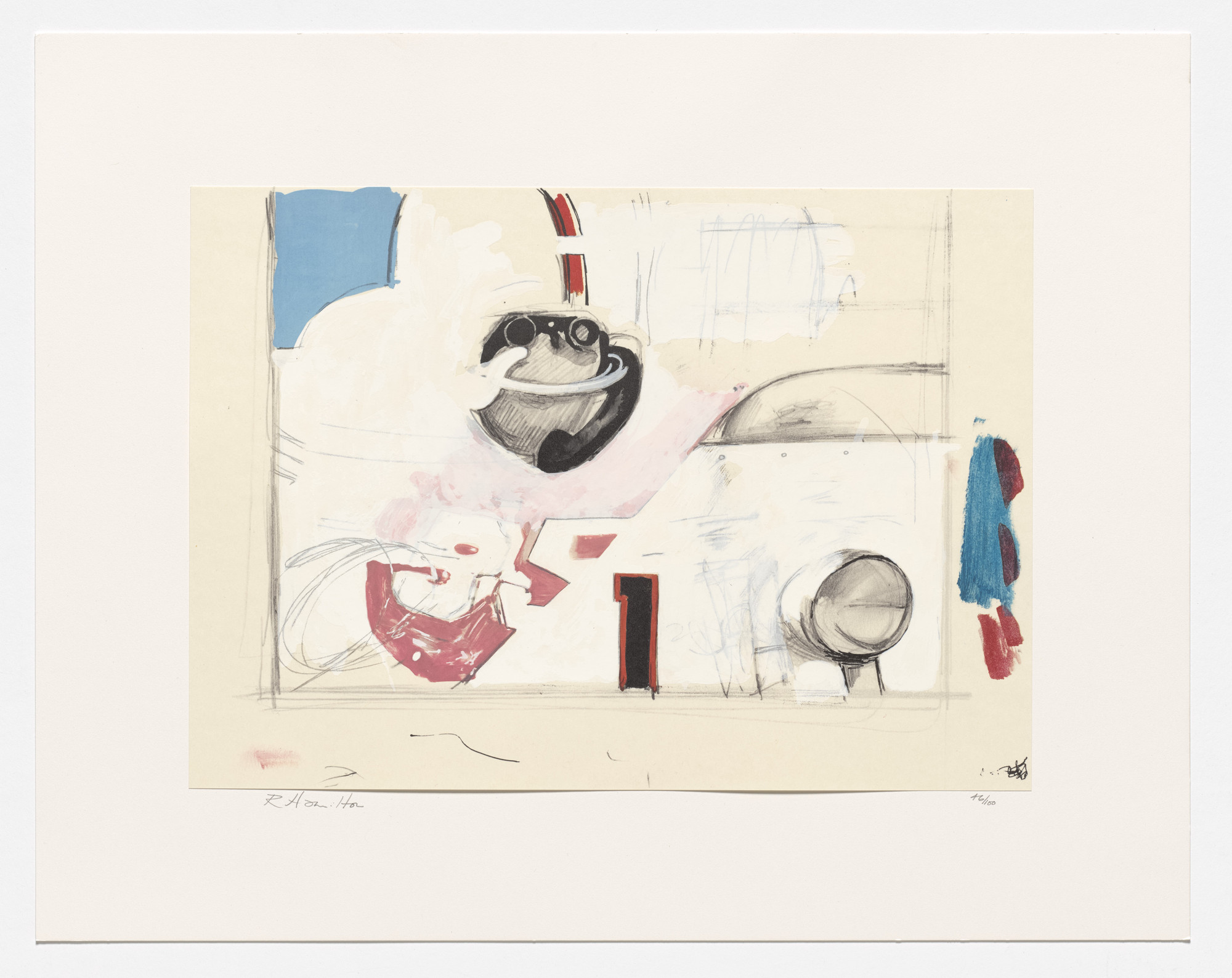 Richard Hamilton. Towards a definitive statement on the coming trends in men's wear and accessories (b) (1962) from Collected Words: de luxe portfolio