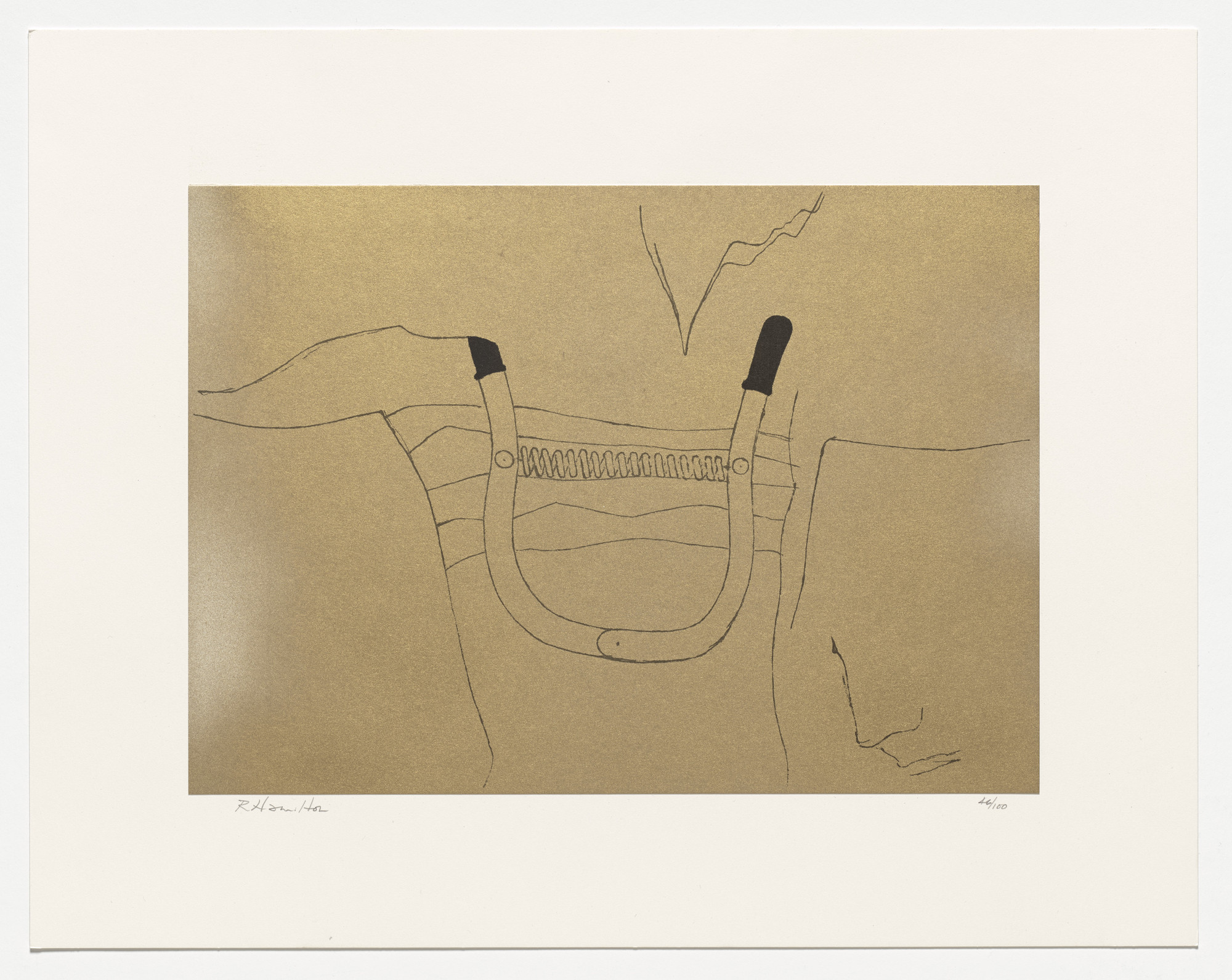 Richard Hamilton. Towards a definitive statement on the coming trends in men's wear and accessories (c) (1962) from Collected Words: de luxe portfolio