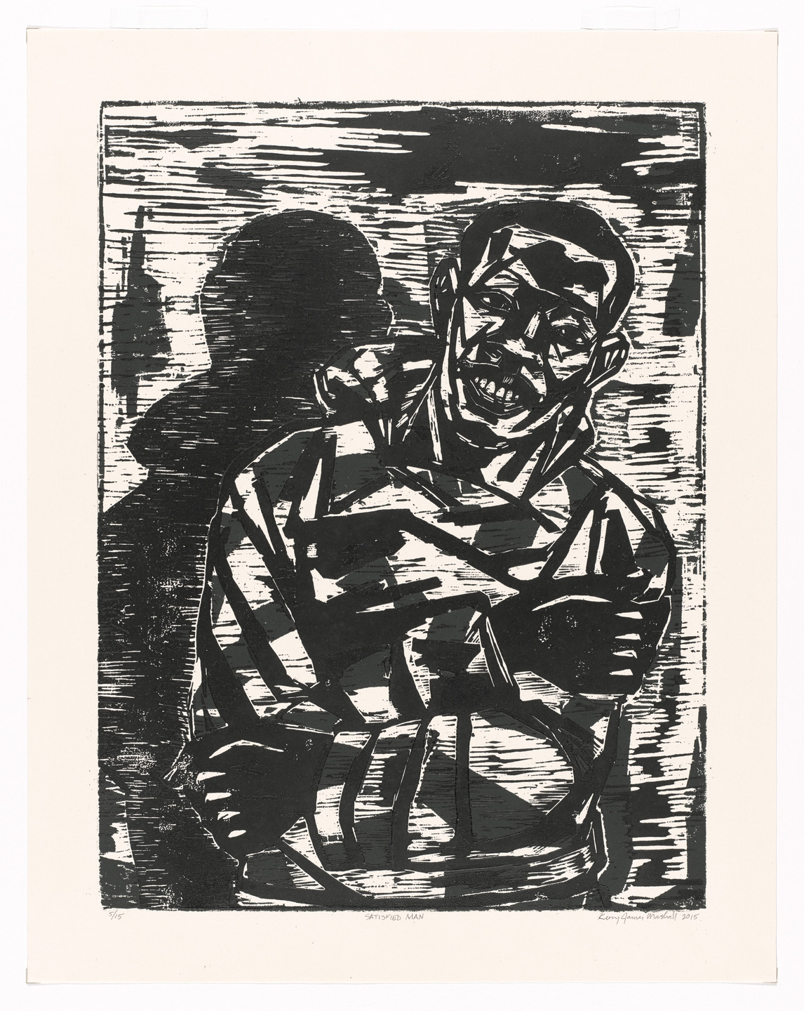 Kerry James Marshall. Satisfied Man. 2015