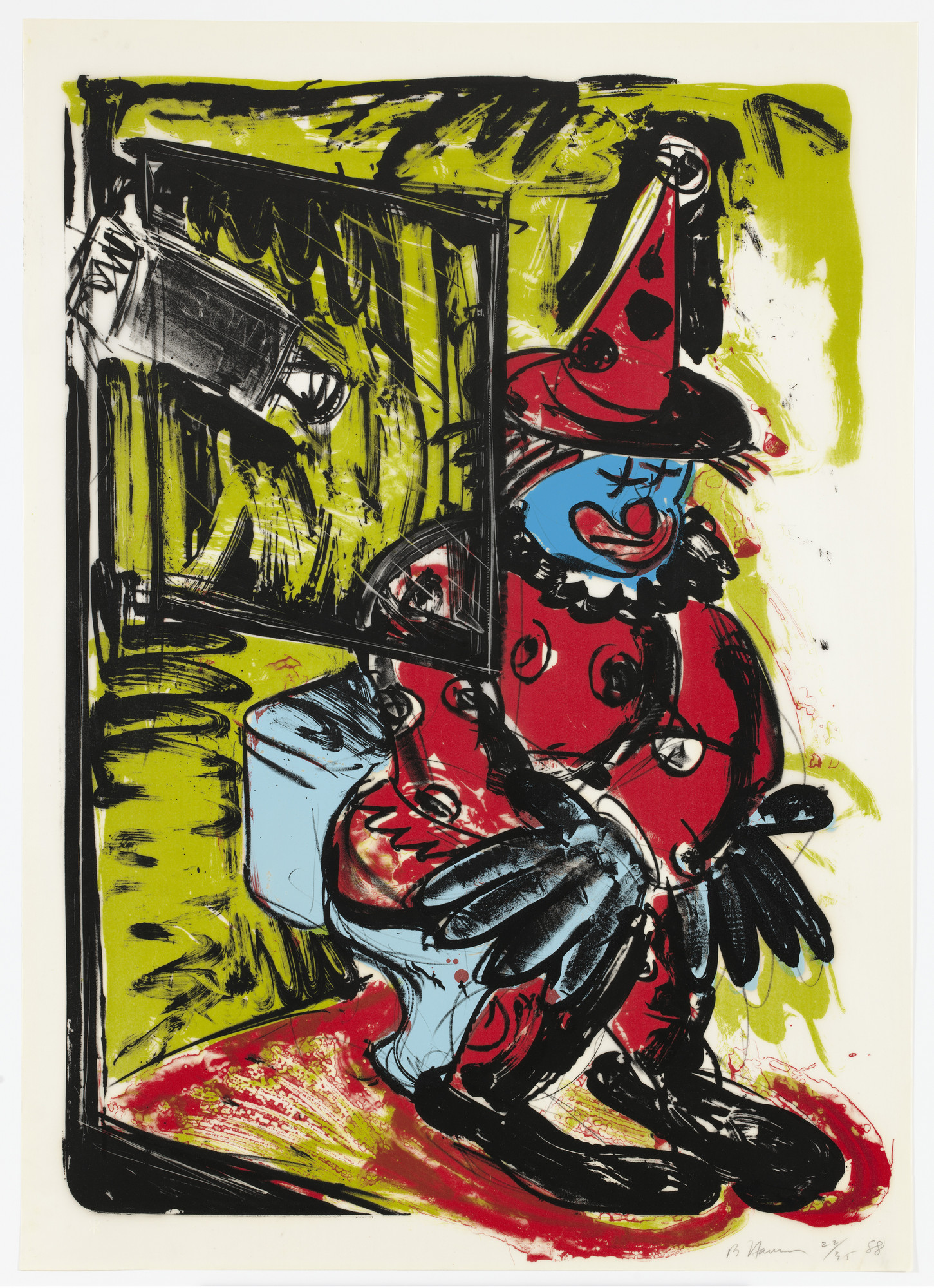 Bruce Nauman. Clown Taking a Shit