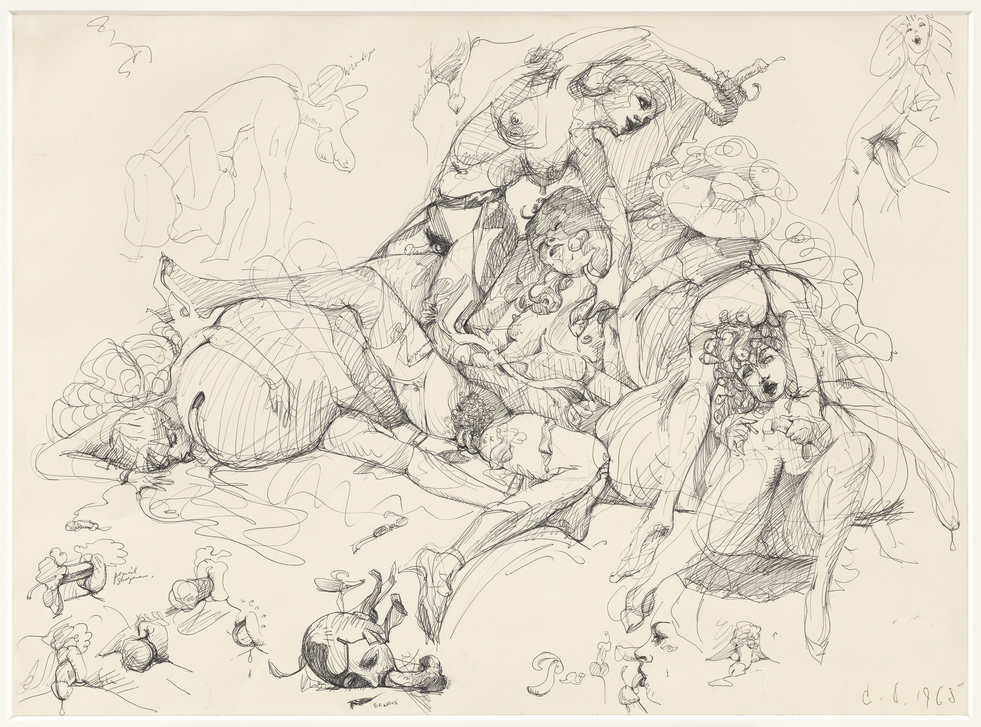 Claes Oldenburg. Clinical Study, towards a Heroic-Erotic Monument in the Academic/Comics Style